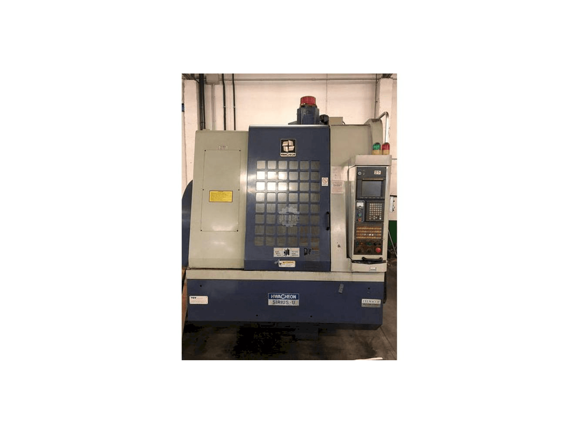 Masina HWACHEON SIRIUS U eestvaade