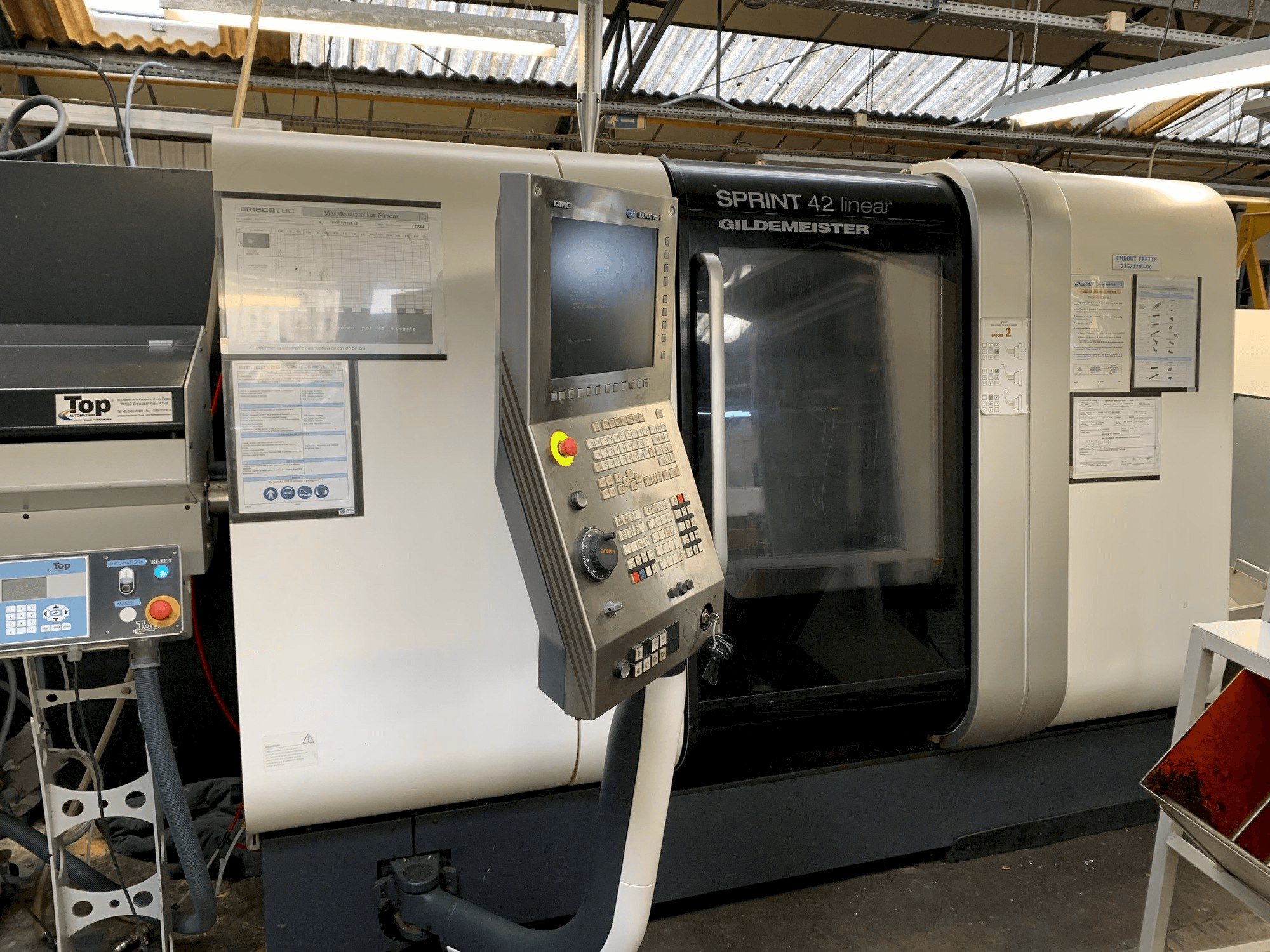 Masina DMG SPRINT 42 linear eestvaade