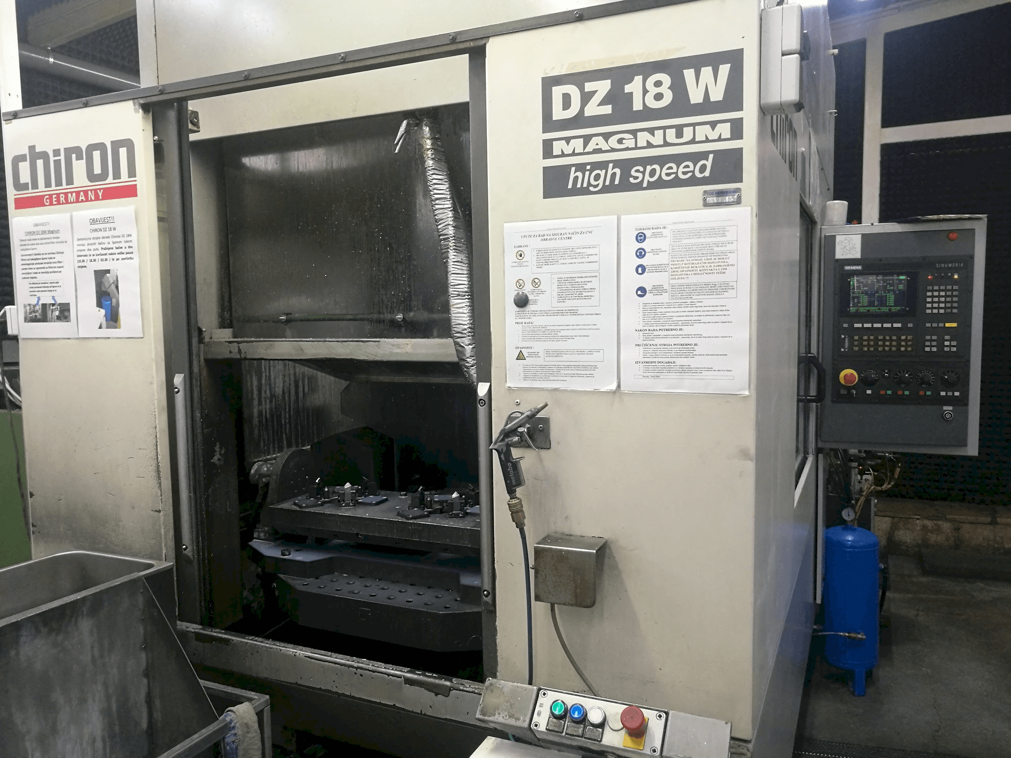 Masina CHIRON DZ 18 W eestvaade