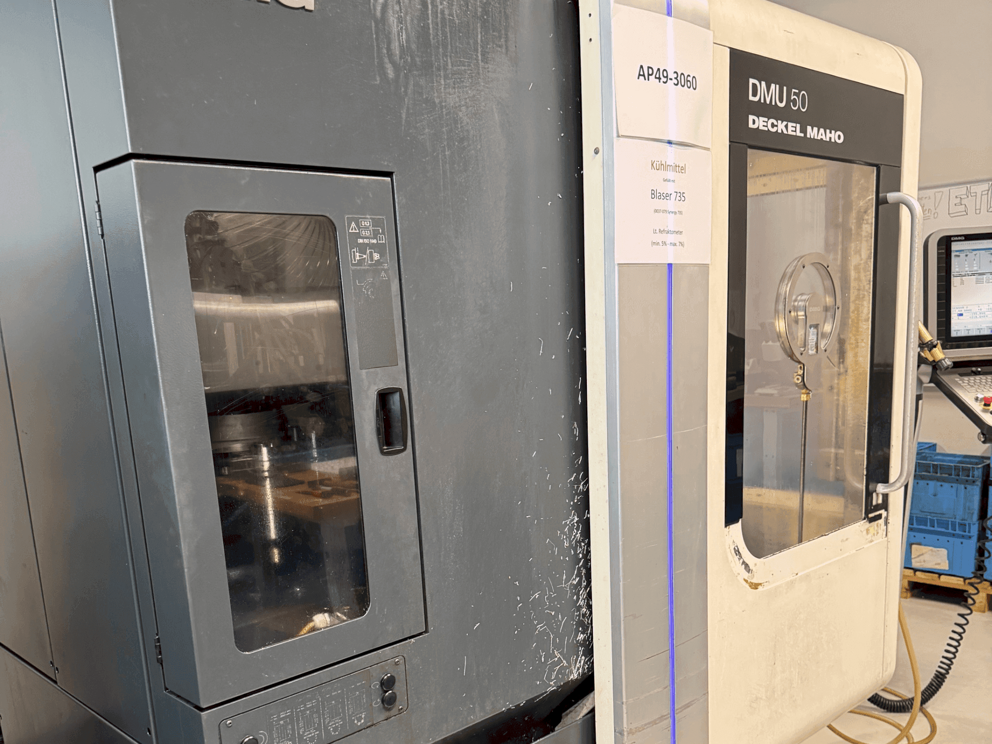 Masina DMG DECKEL MAHO DMU 50 eestvaade