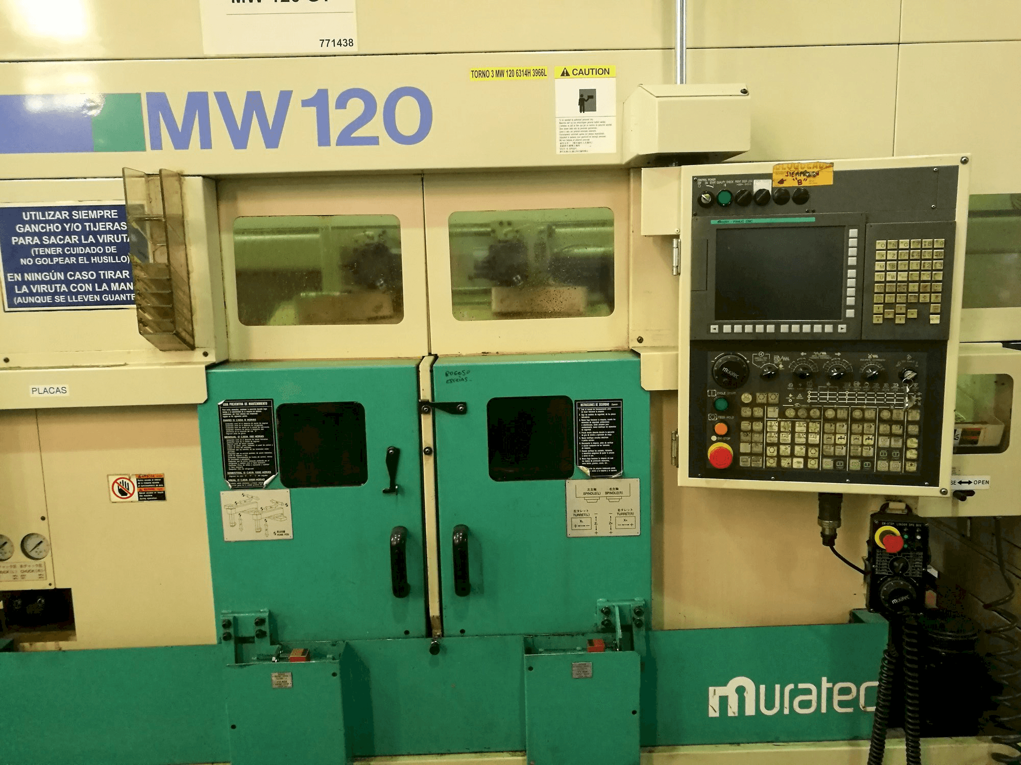 Masina Muratec MW120 eestvaade