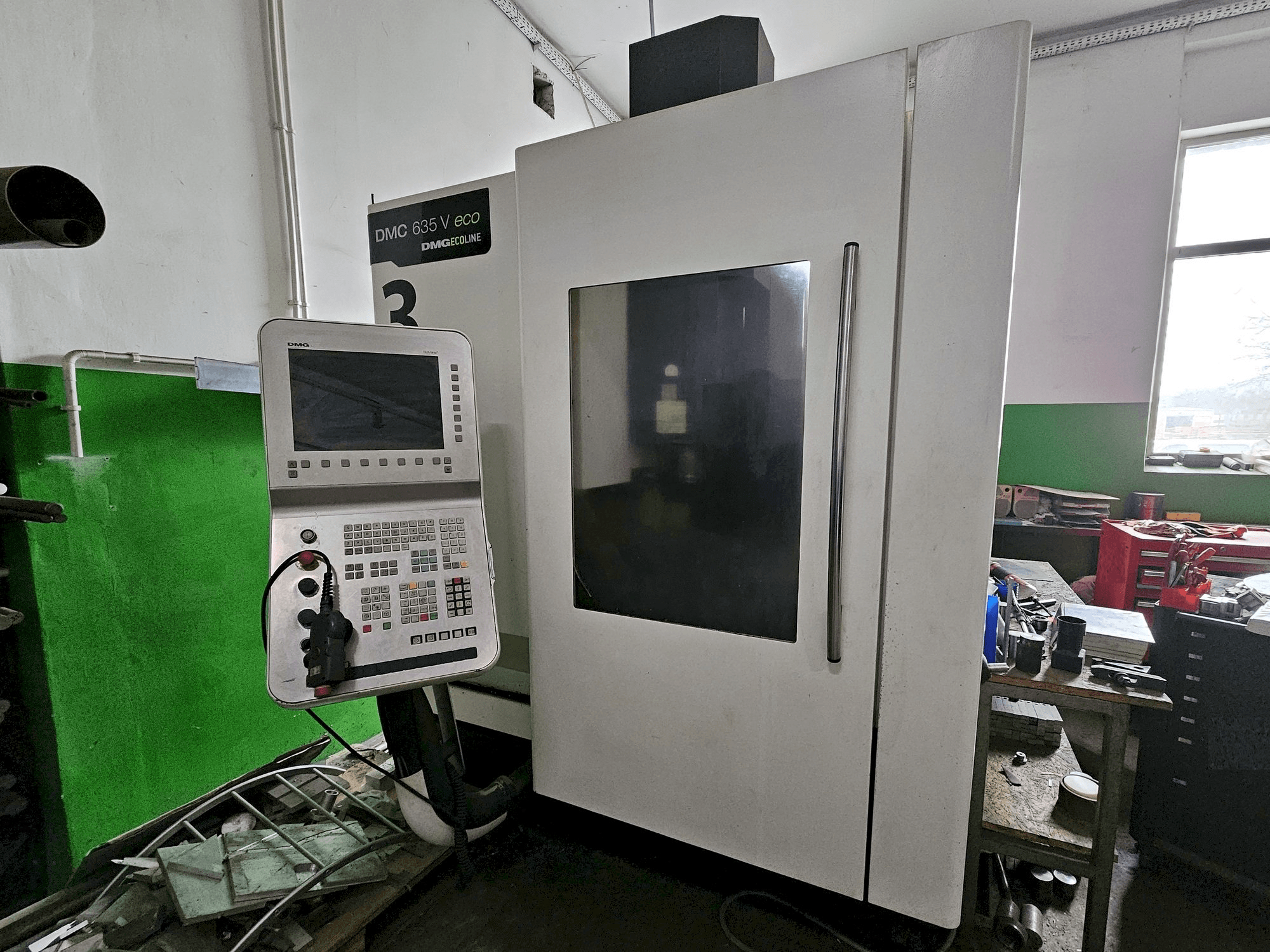 Masina DMG DMC 635 V ecoline eestvaade