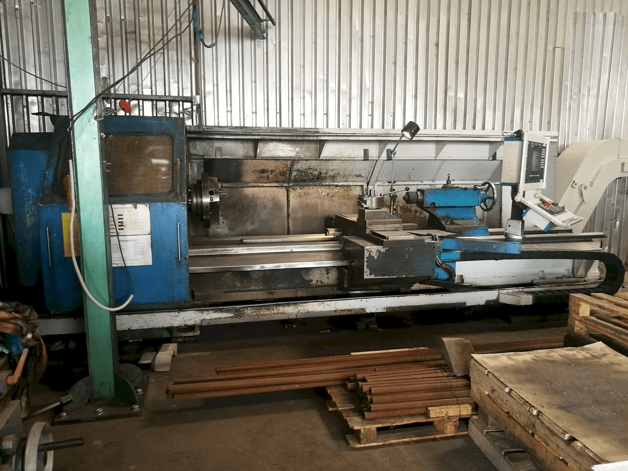 Masina Heidenreich & Harbeck Hamburg 840 vasaku külje vaade