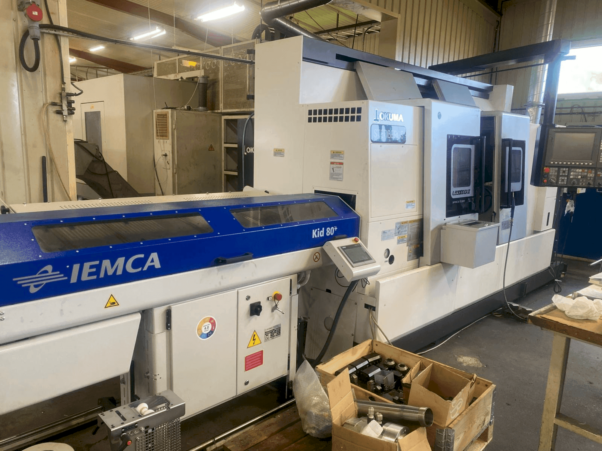 Masina Okuma LB 3000 EX II with Iemca KID 80 eestvaade