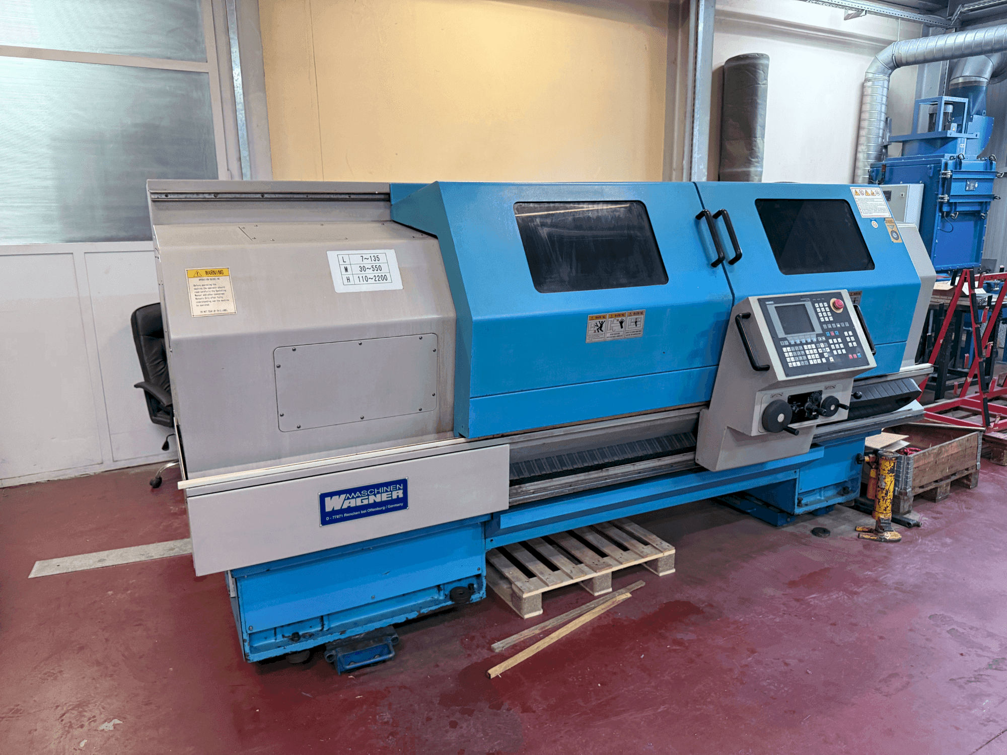 Masina WAGNER WDE 500 eestvaade
