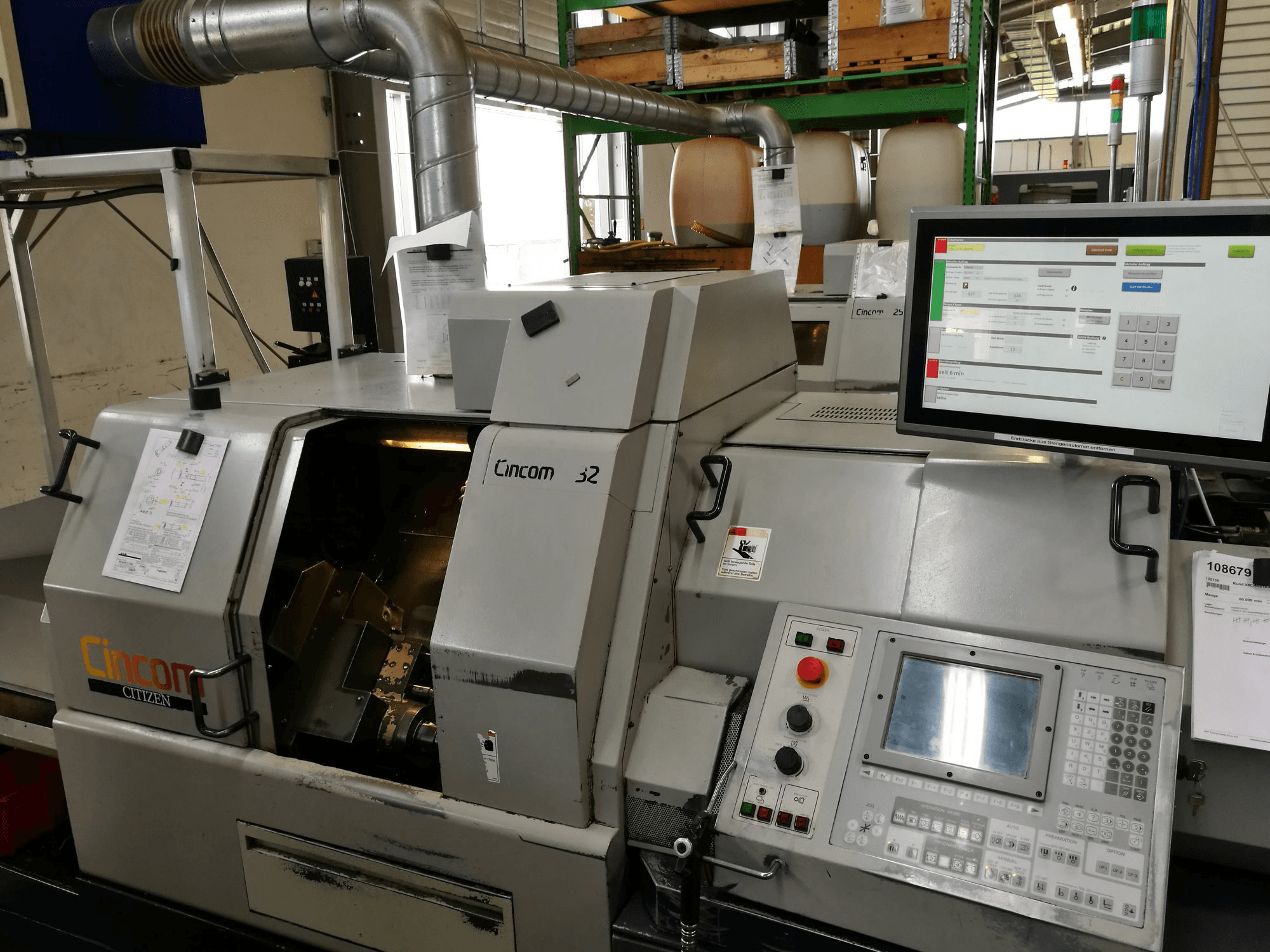 Masina CITIZEN CINCOM L32 eestvaade