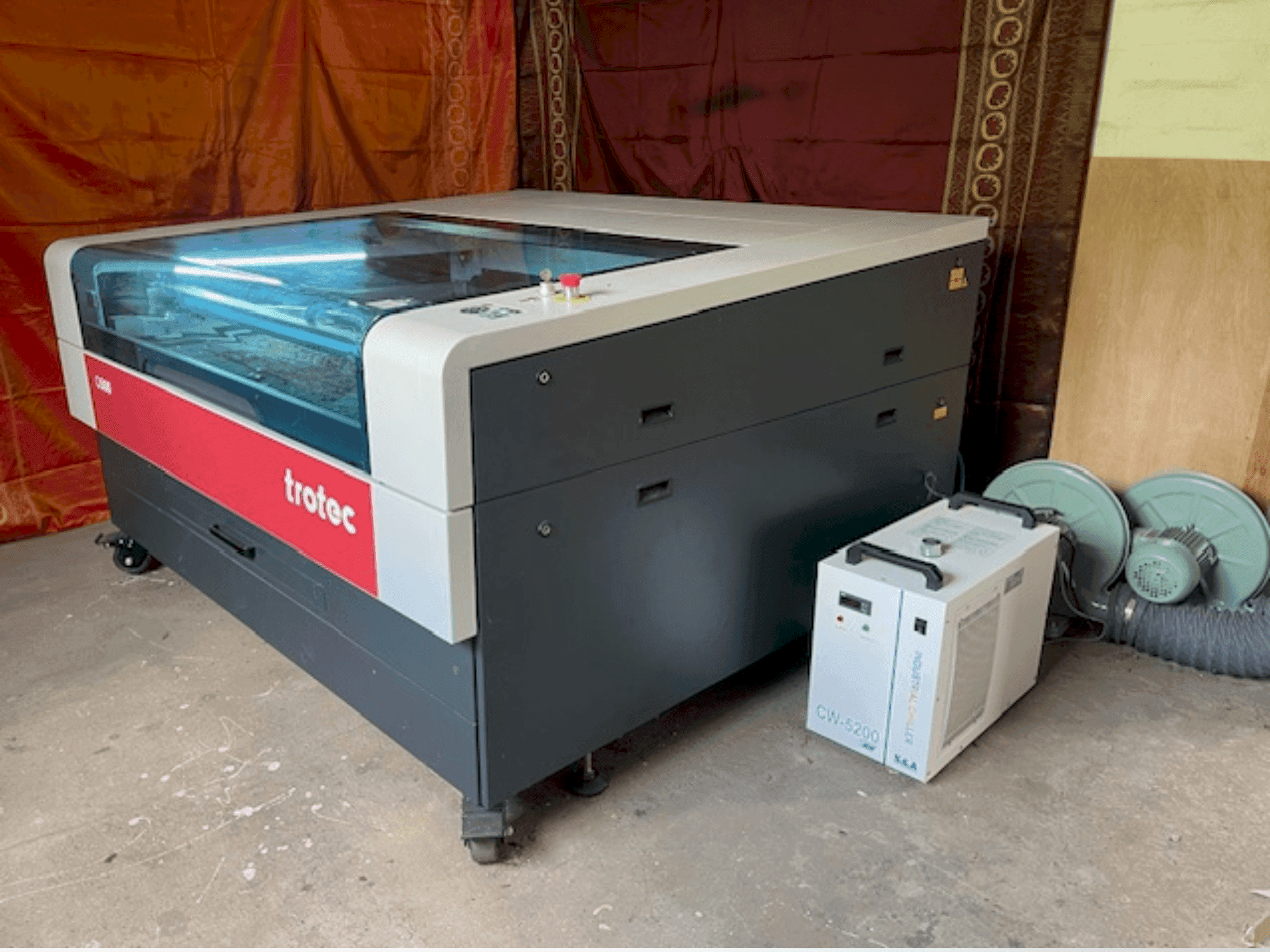 Masina Trotec Q500 eestvaade