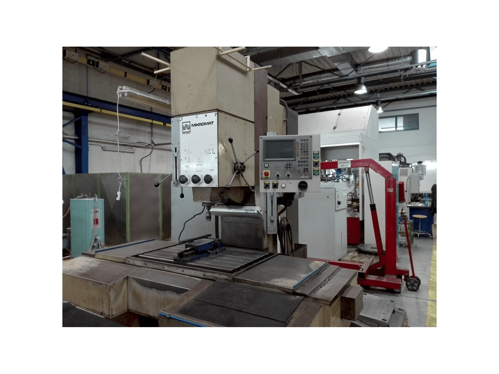 Masina WMW Mikromat BKoE 630x1000 CNC eestvaade