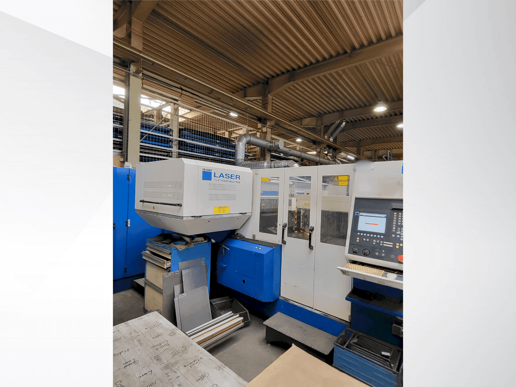 Masina TRUMPF Trumatic L3030 4KW (CO2) eestvaade