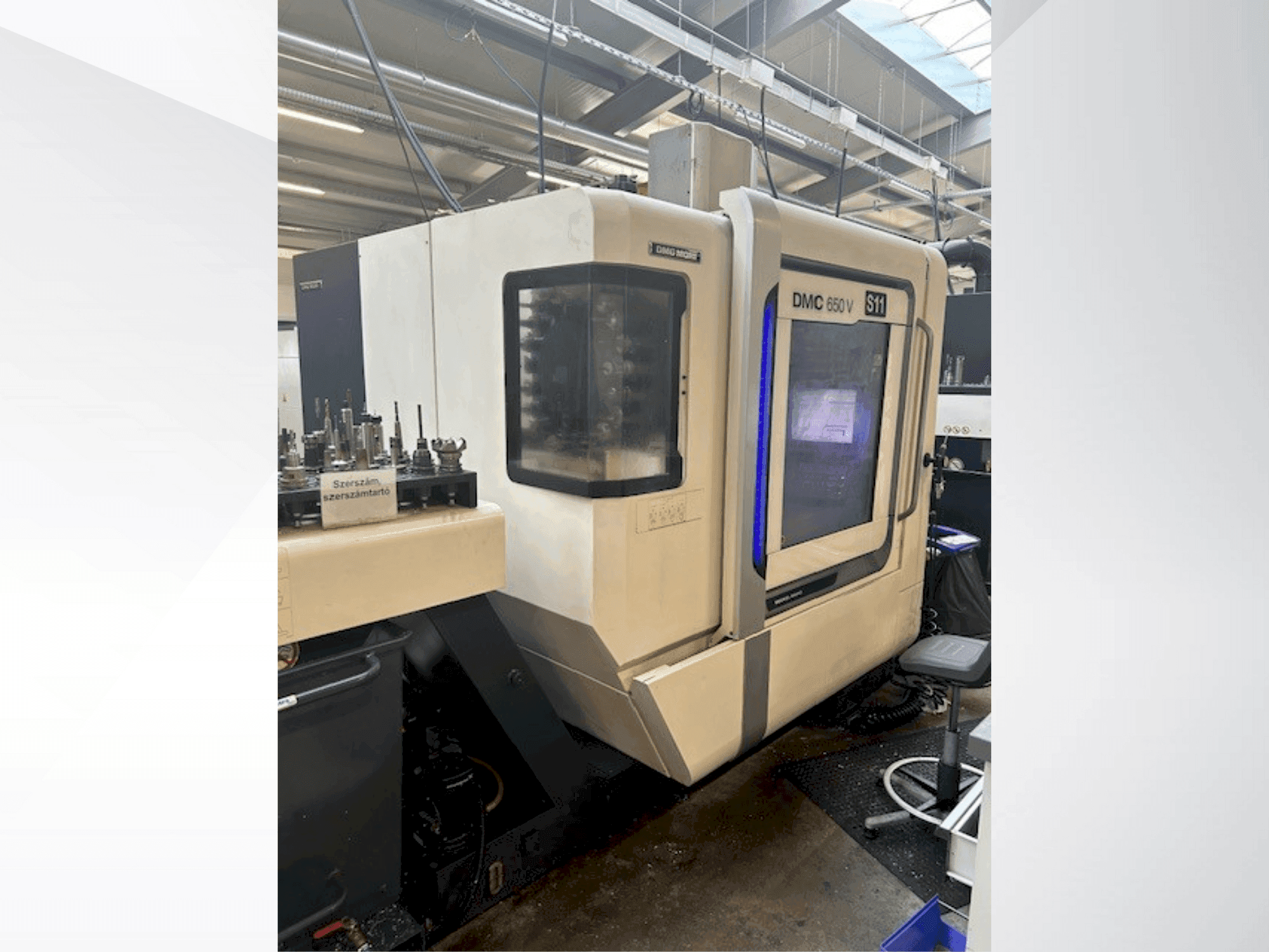 Masina DMG MORI DMC 650 V eestvaade