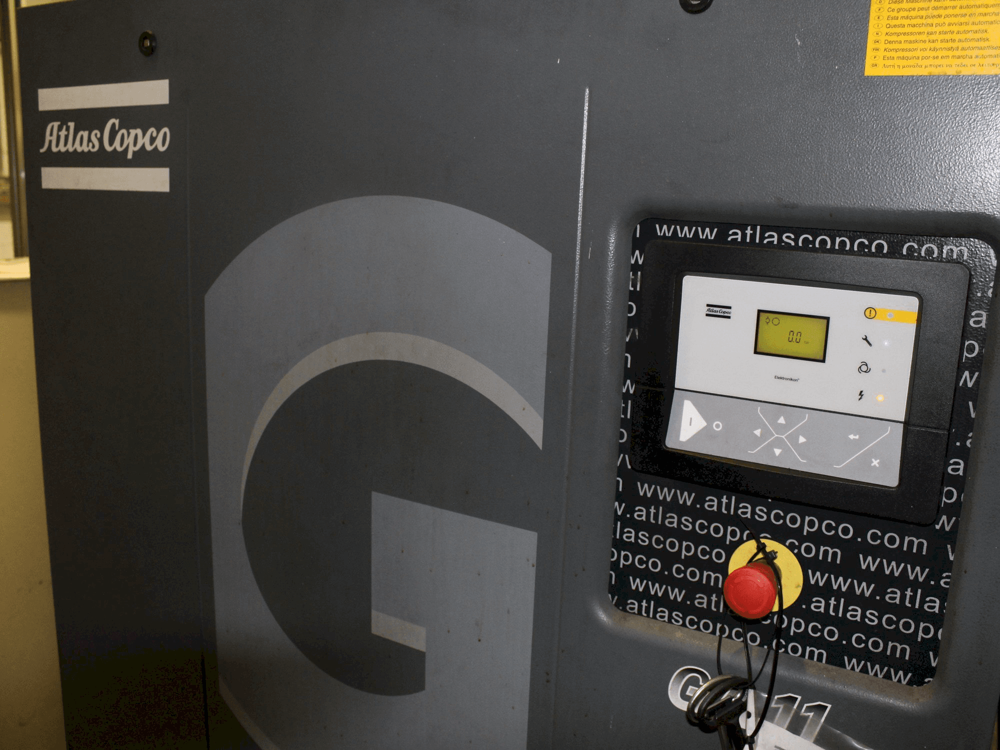 Masina Atlas Copco GA11 eestvaade