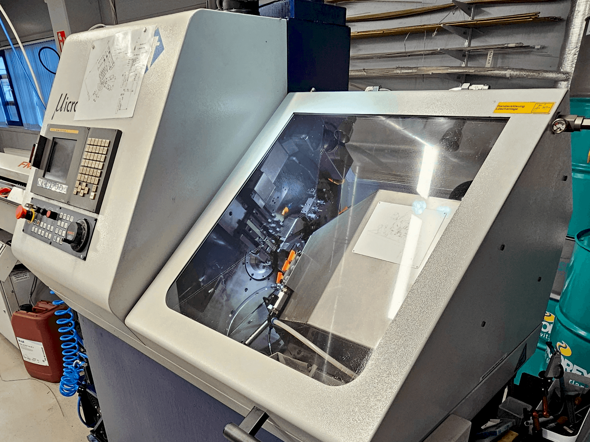 Masina TORNOS Micro 8 eestvaade