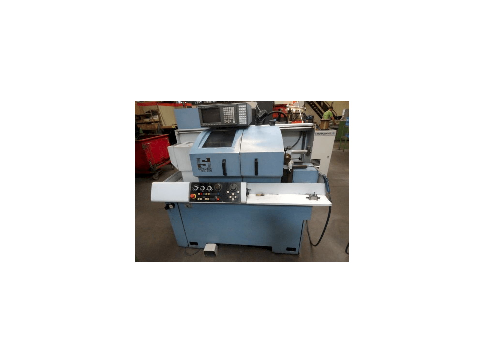 Masina SCHAUBLIN 125-CCN eestvaade