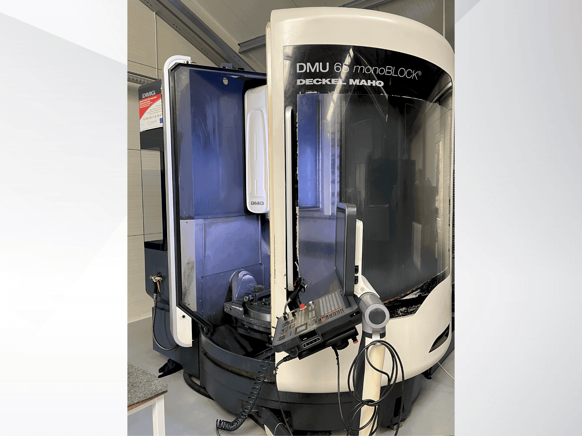 Masina DECKEL MAHO DMU 65 monoBLOCK eestvaade