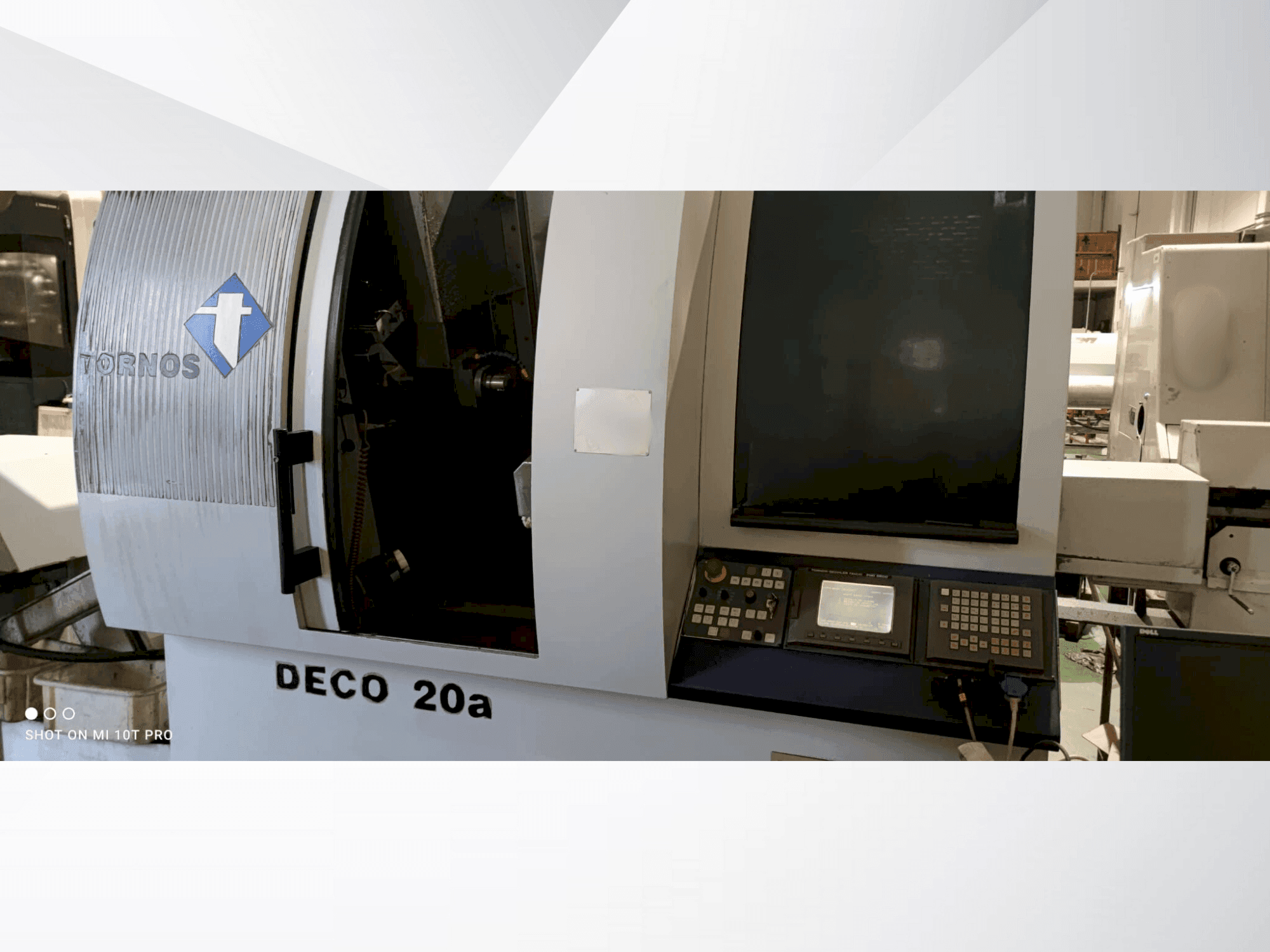 Masina Tornos-Bechler Deco 20a eestvaade