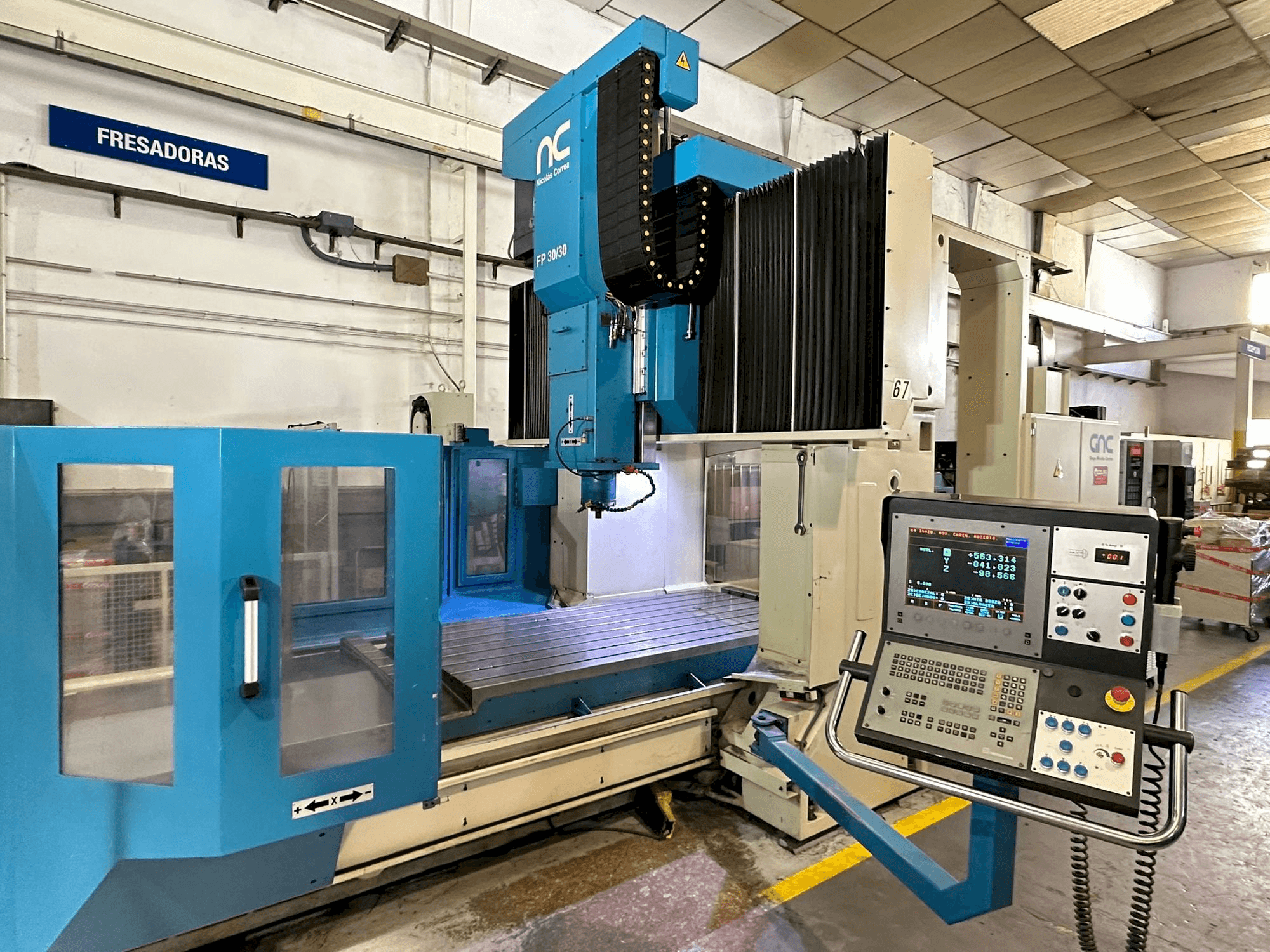 Masina NIEDERBERGER FP30/30 eestvaade