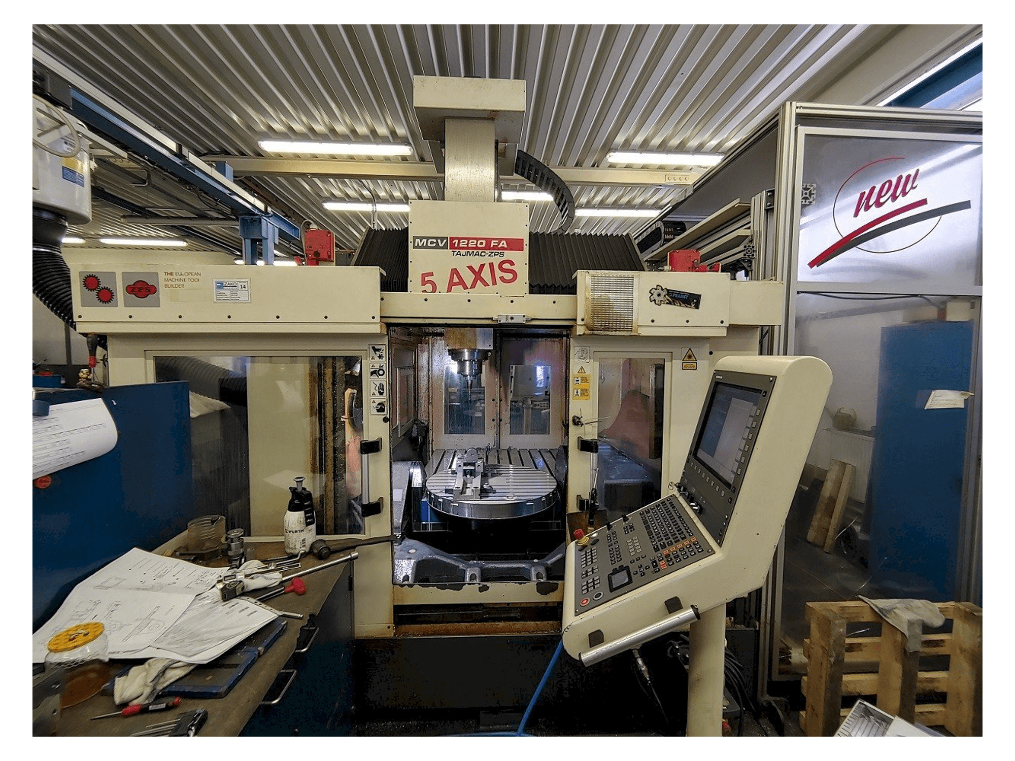 Masina TAJMAC-ZPS MCV 1220 eestvaade