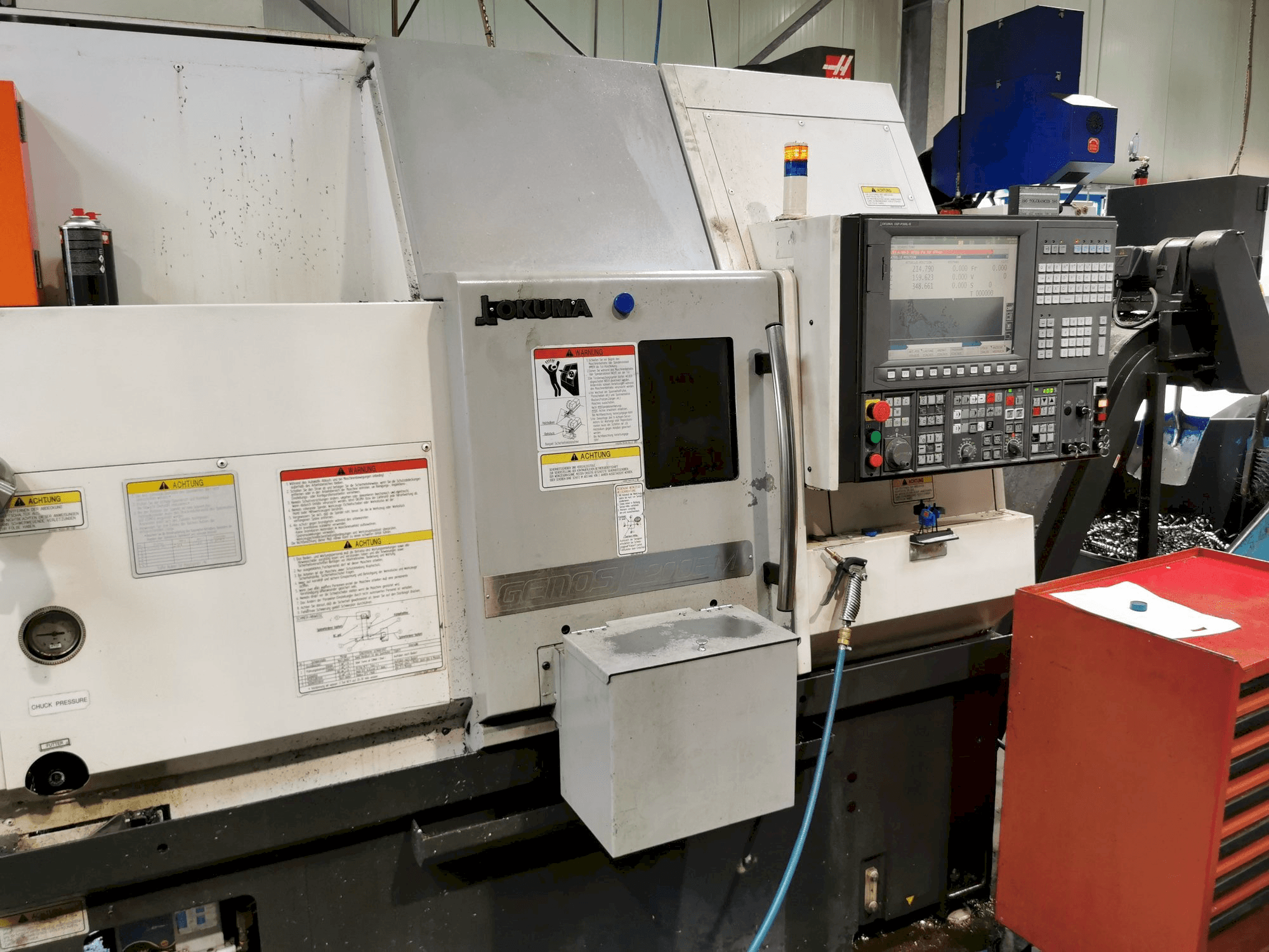 Masina Okuma GENOS L200E-MY eestvaade