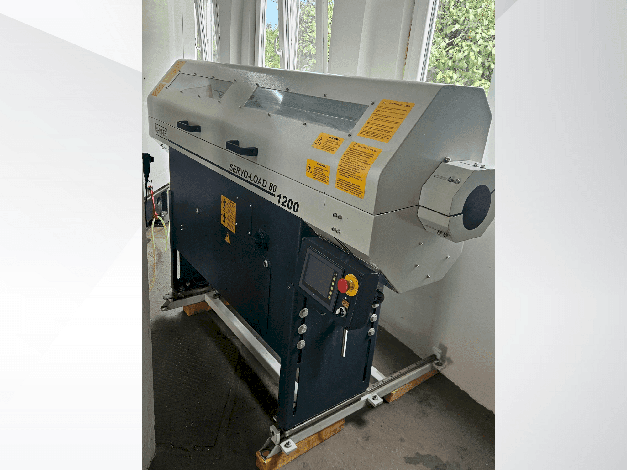 Masina SPINNER SERVO-LOAD 80-1200 eestvaade