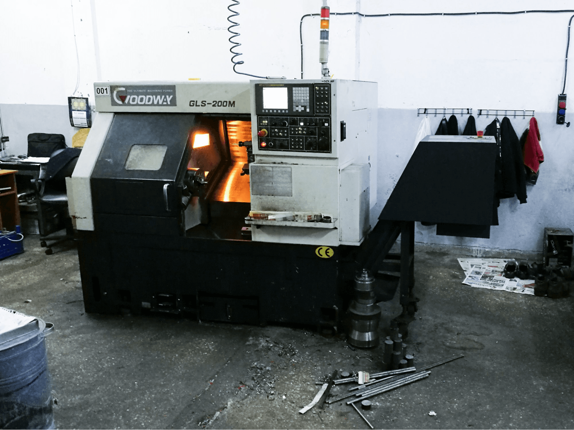 Masinavaade Goodway GLS-200M vasakult
