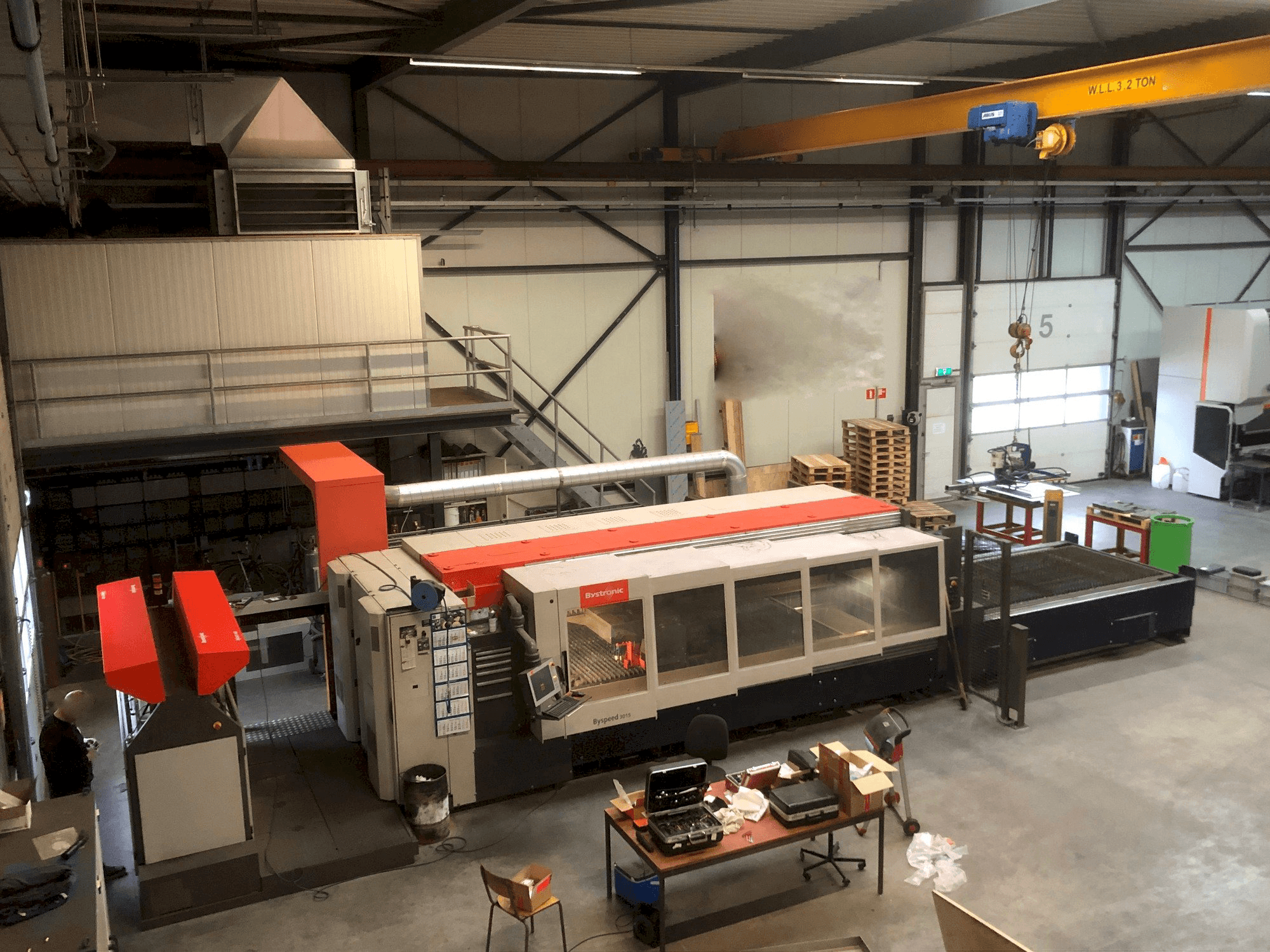 Masina Bystronic Byspeed 3015 eestvaade