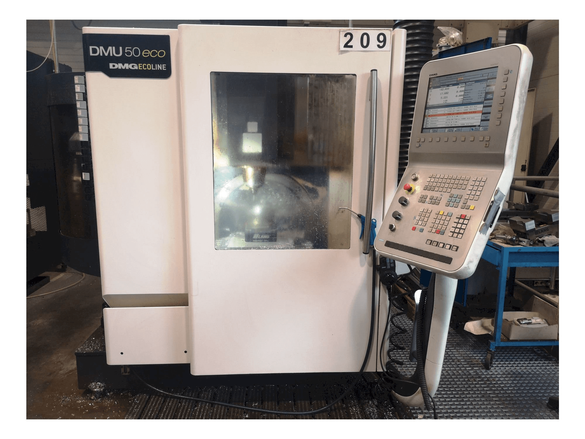 Masina DMG GILDEMEISTER DMU 50 ecoline eestvaade
