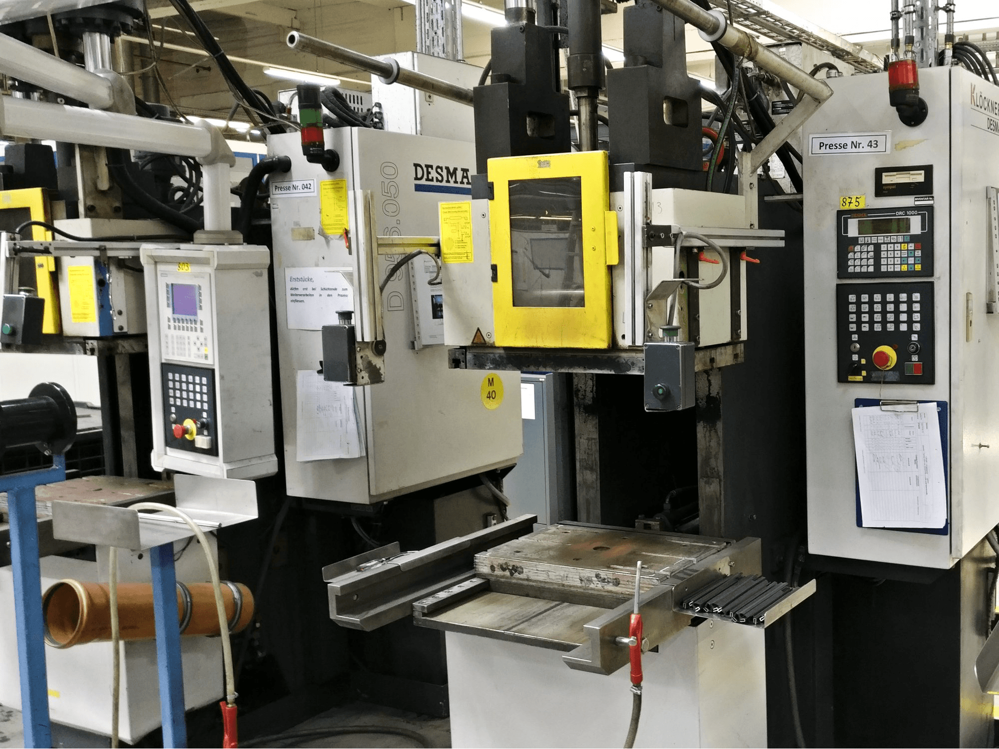 Masinavaade Kloeckner Desma 956.050 paremalt