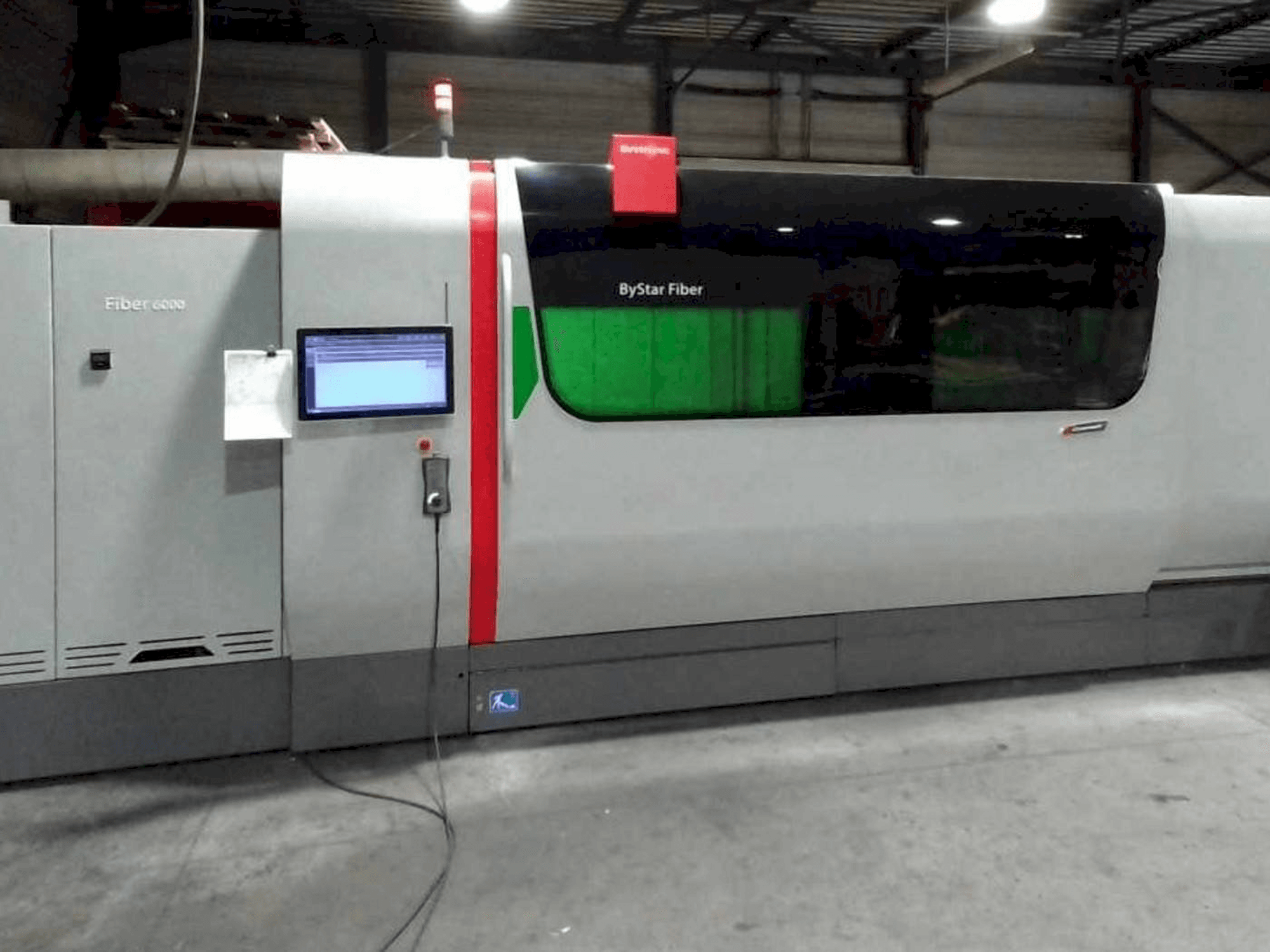 Masina Bystronic Bystar 3015 6KW Fiber eestvaade