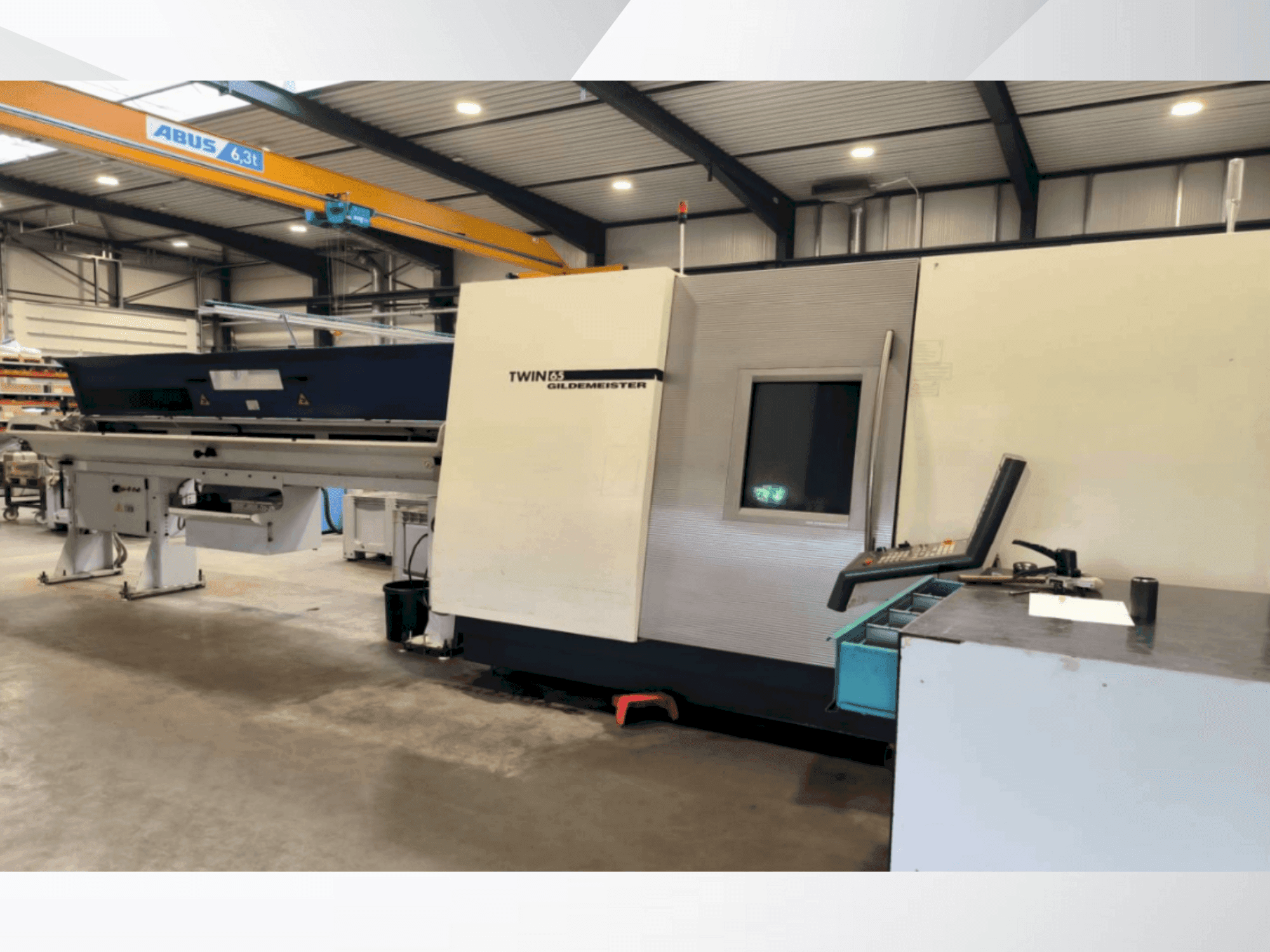 Masina DMG Gildemeister Twin 65 eestvaade