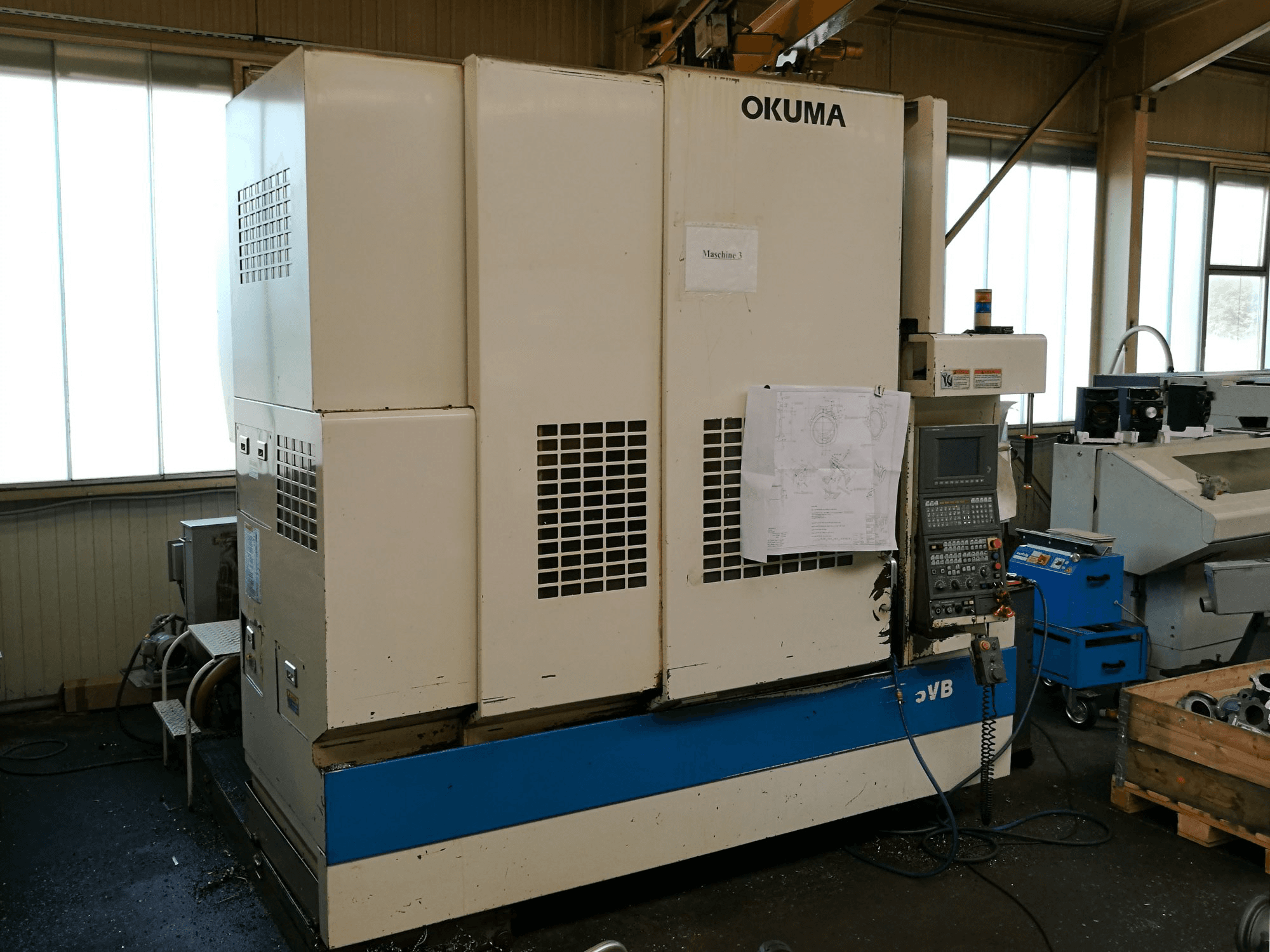 Masina Okuma MX55 VB eestvaade