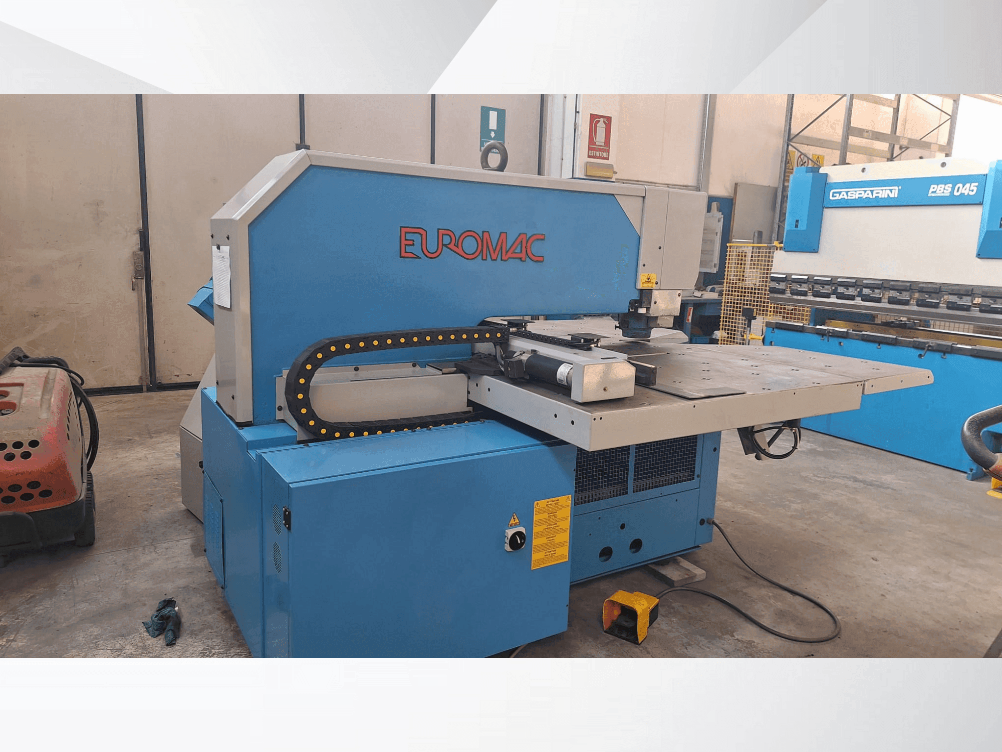 Masina Euromac BX 1000/50 eestvaade