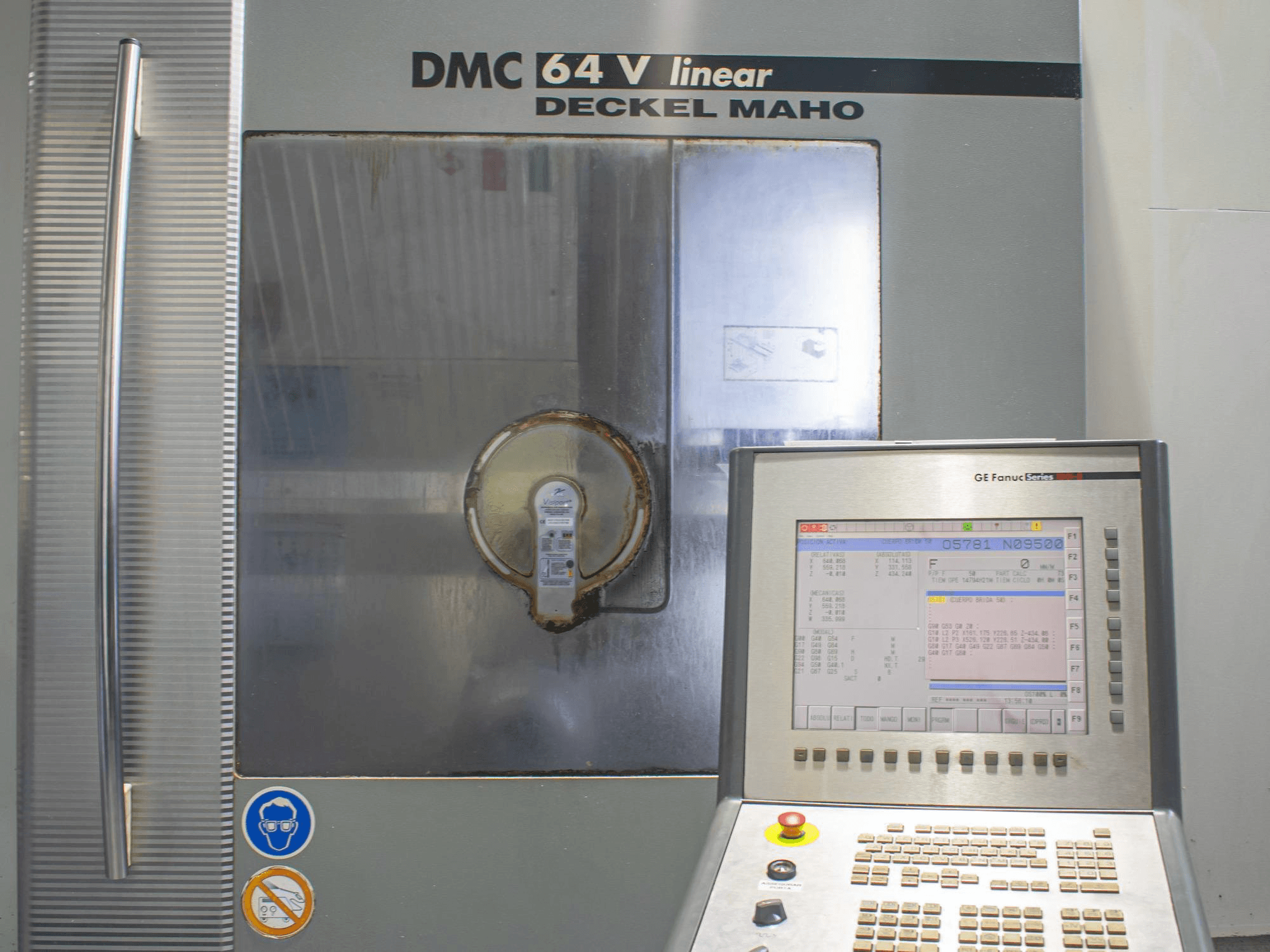 Masina DECKEL MAHO DMC 64 V linear eestvaade