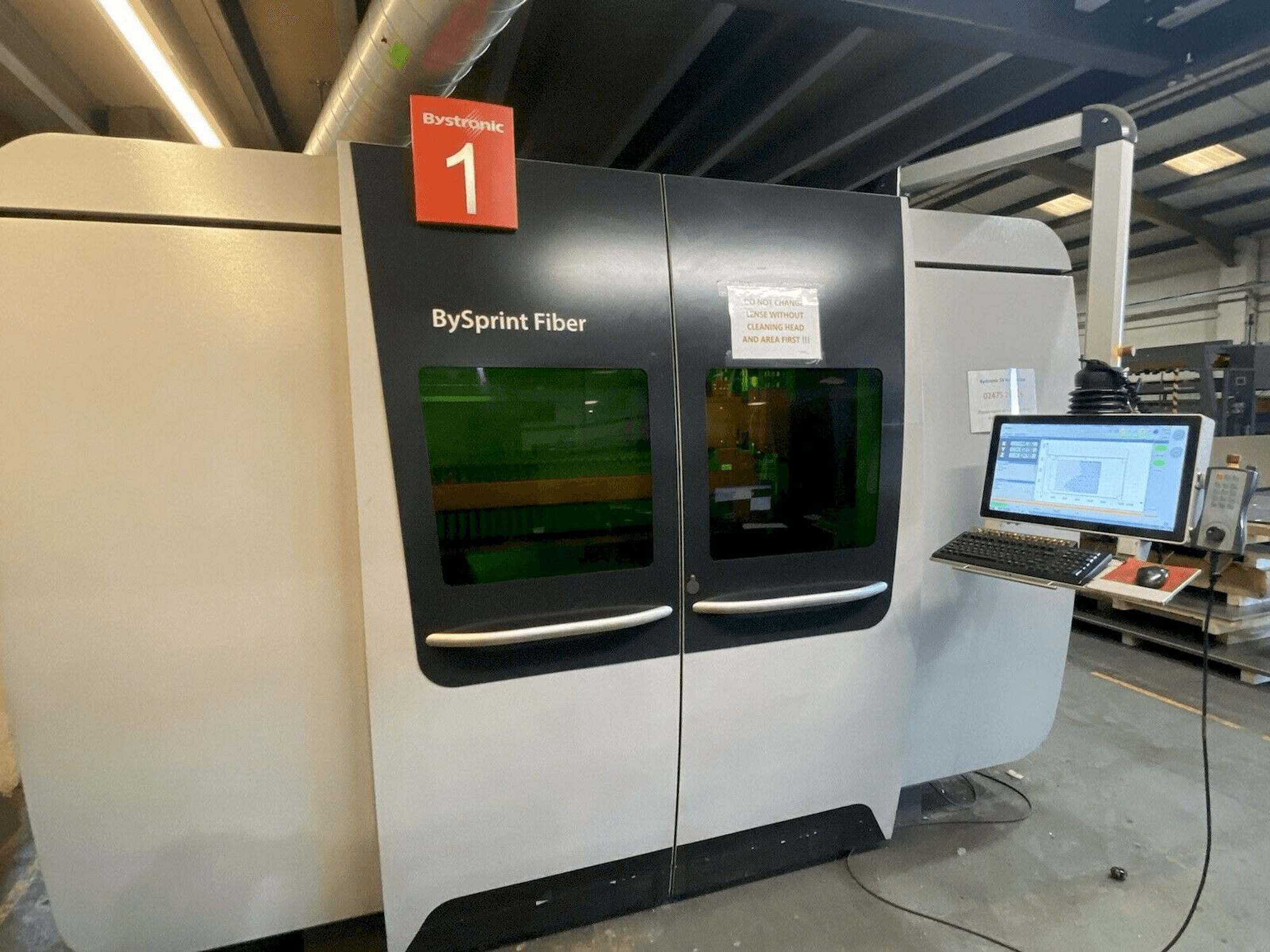 Masina Bystronic Bysprint 3015 eestvaade