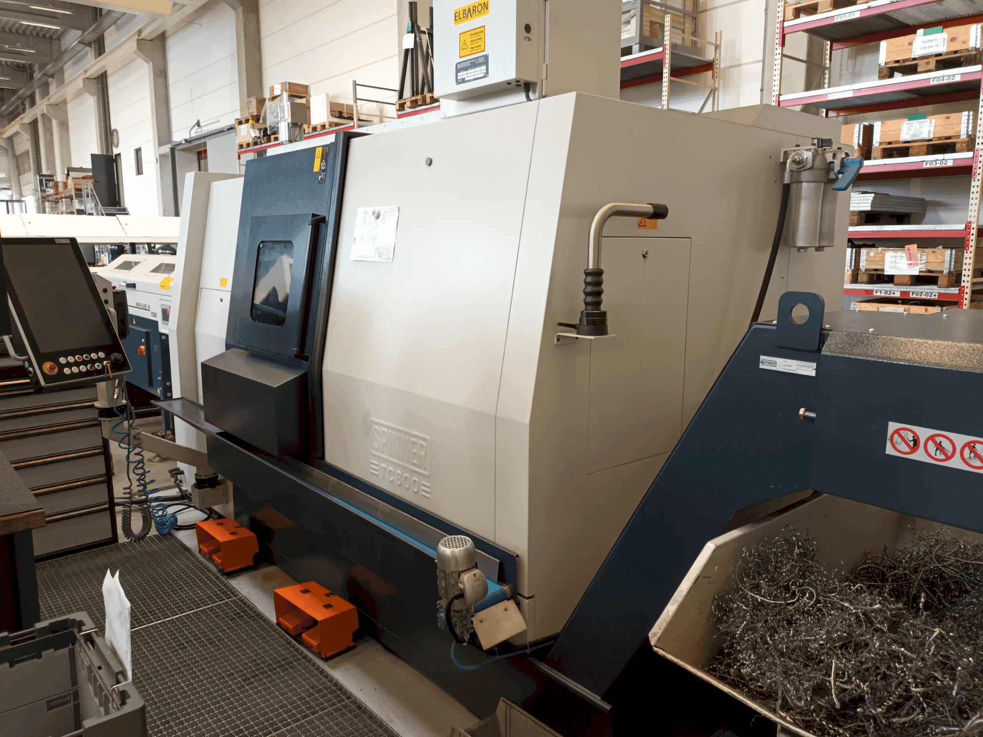 Masina SPINNER TC 800 eestvaade