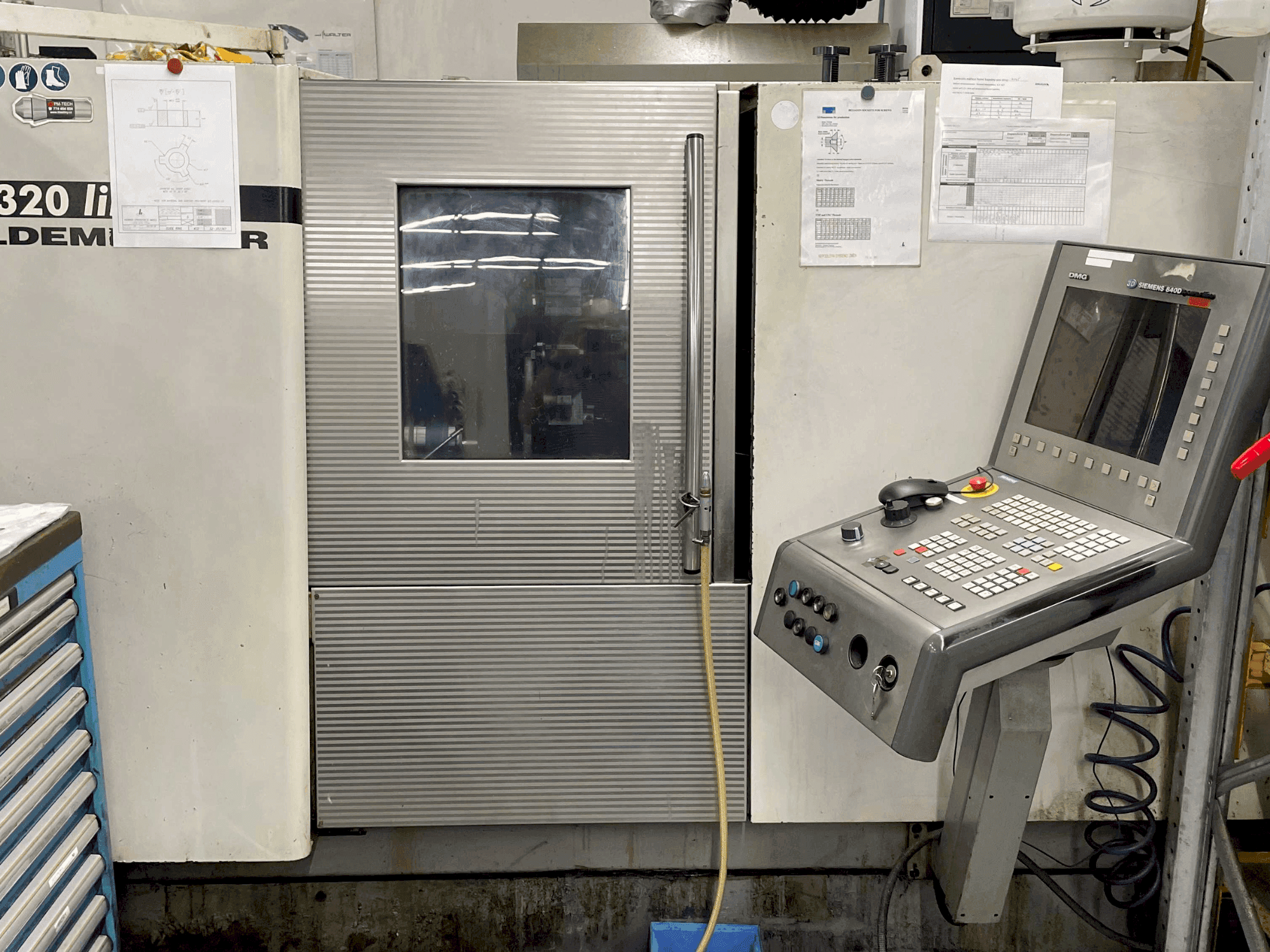 Masina DMG CTX 320 linear eestvaade