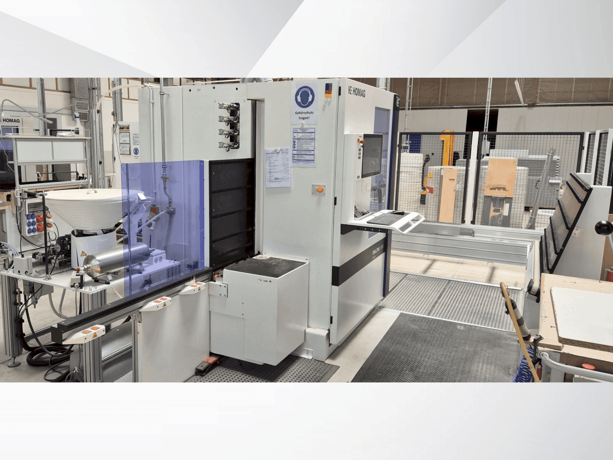 Masina HOMAG DRILLTEQ V-500 eestvaade