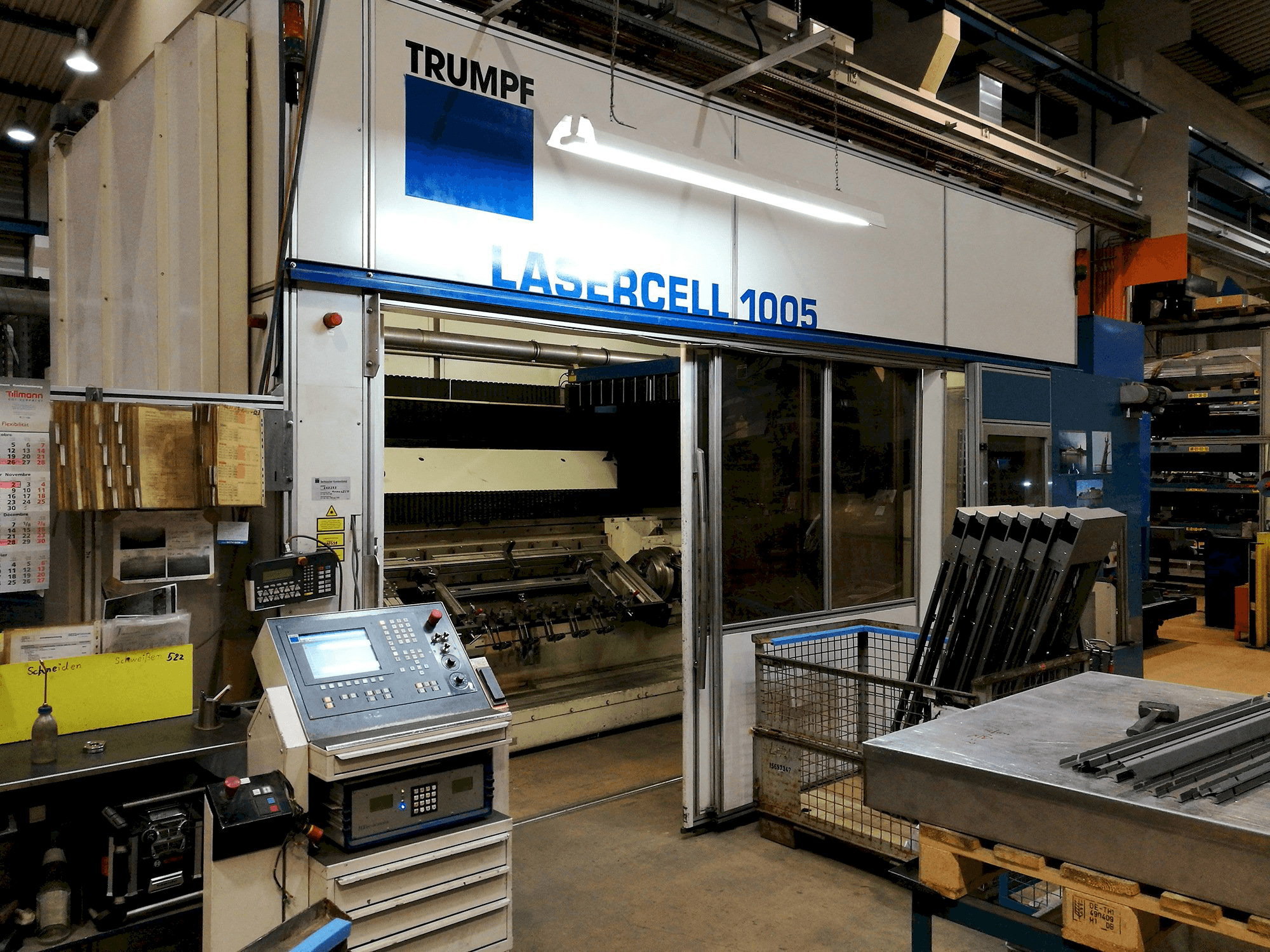 Masinavaade Trumpf Lasercell TLC 1005 vasakult