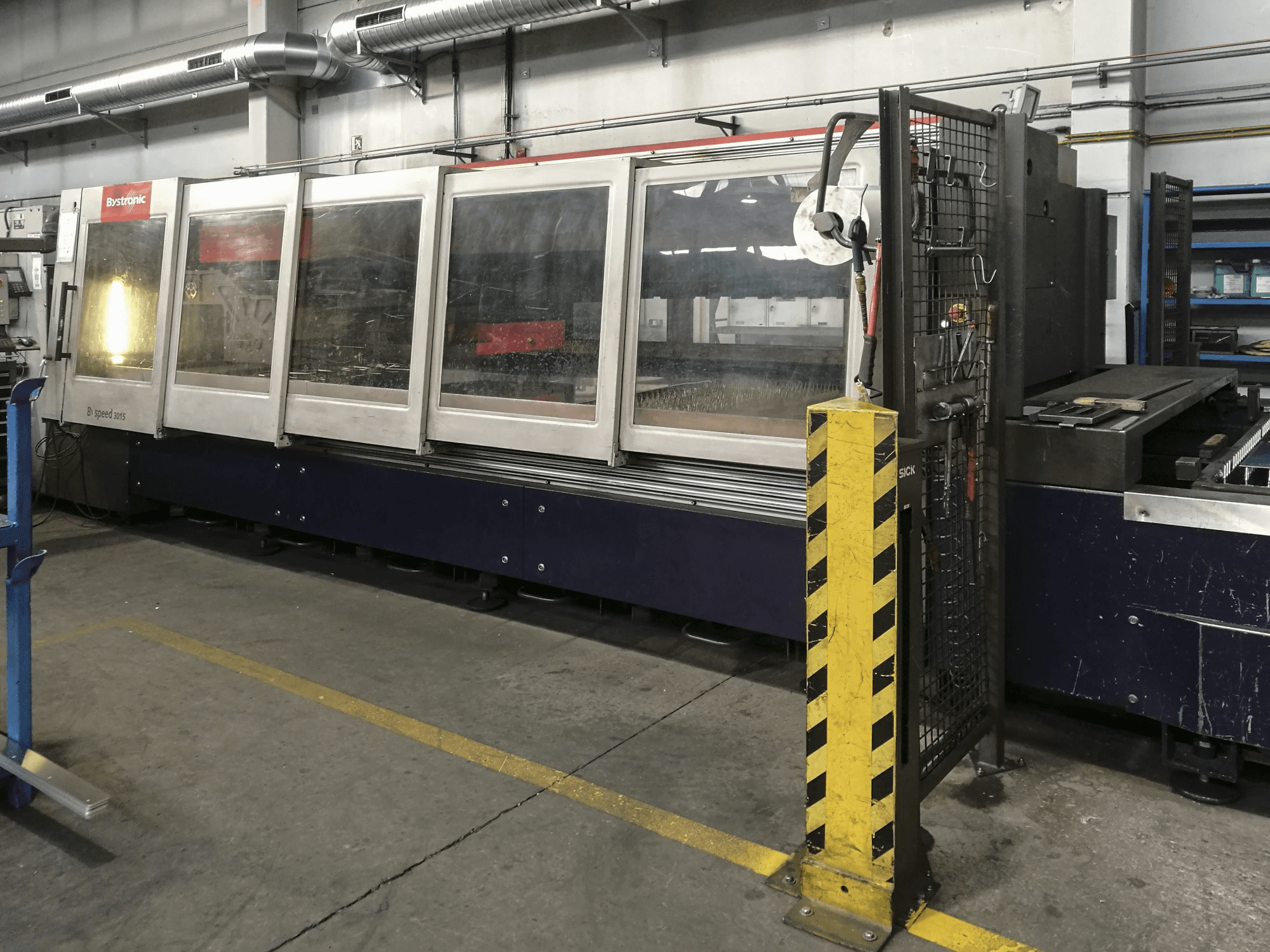 Masinavaade Bystronic Byspeed 3015 paremalt