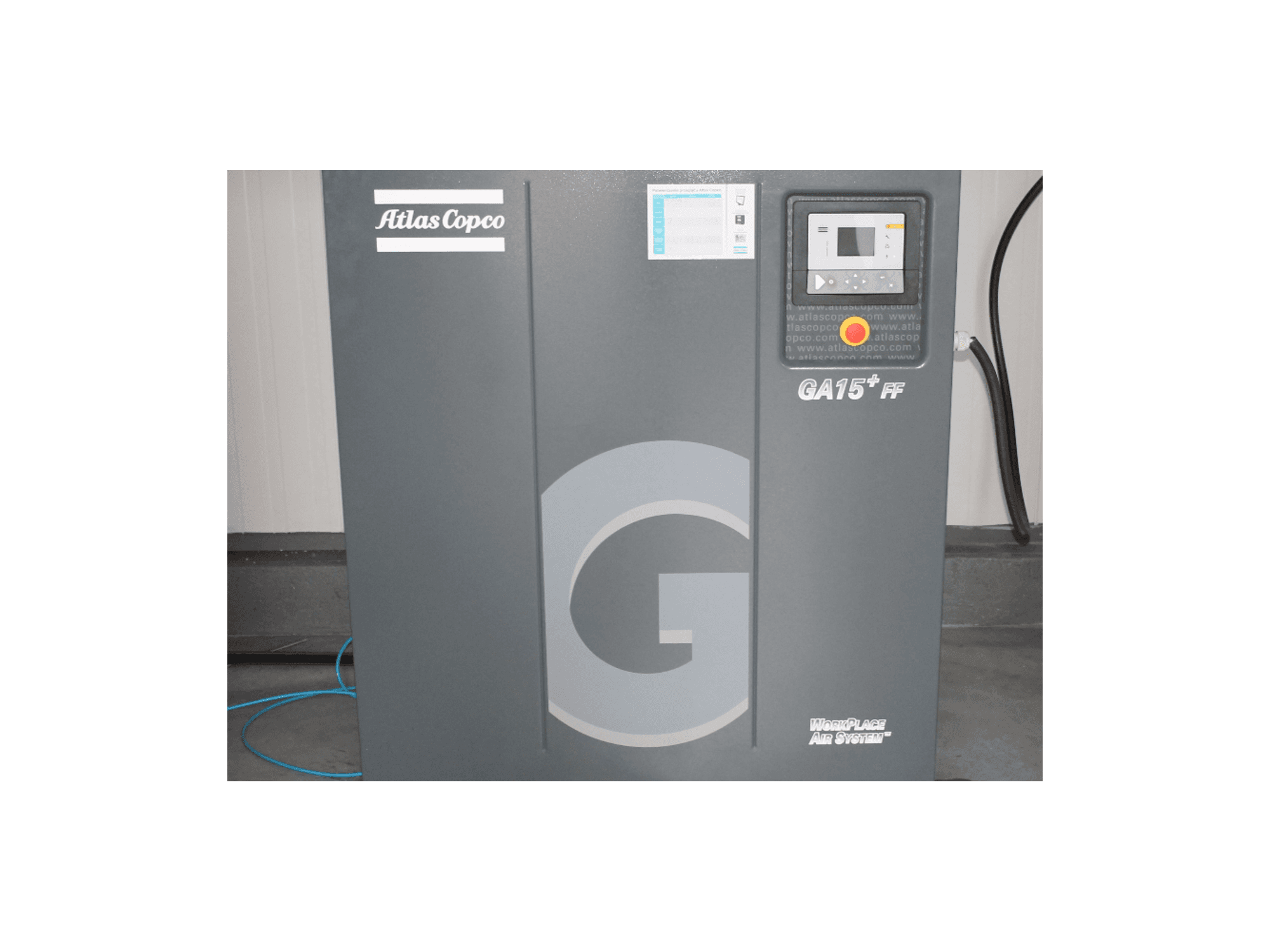 Masina Atlas Copco Ga15 + FF eestvaade