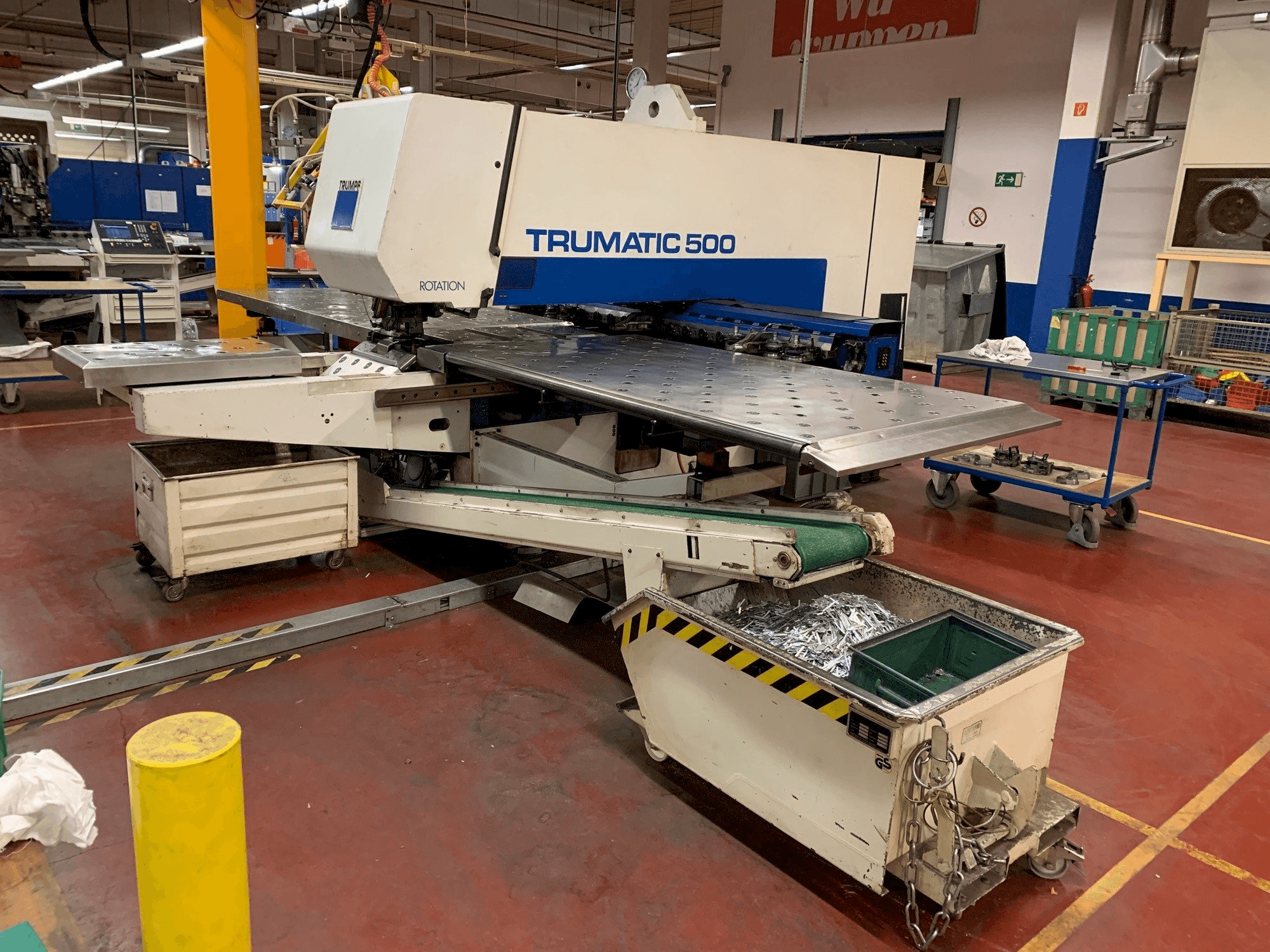 Masina Trumpf TC 500 R eestvaade
