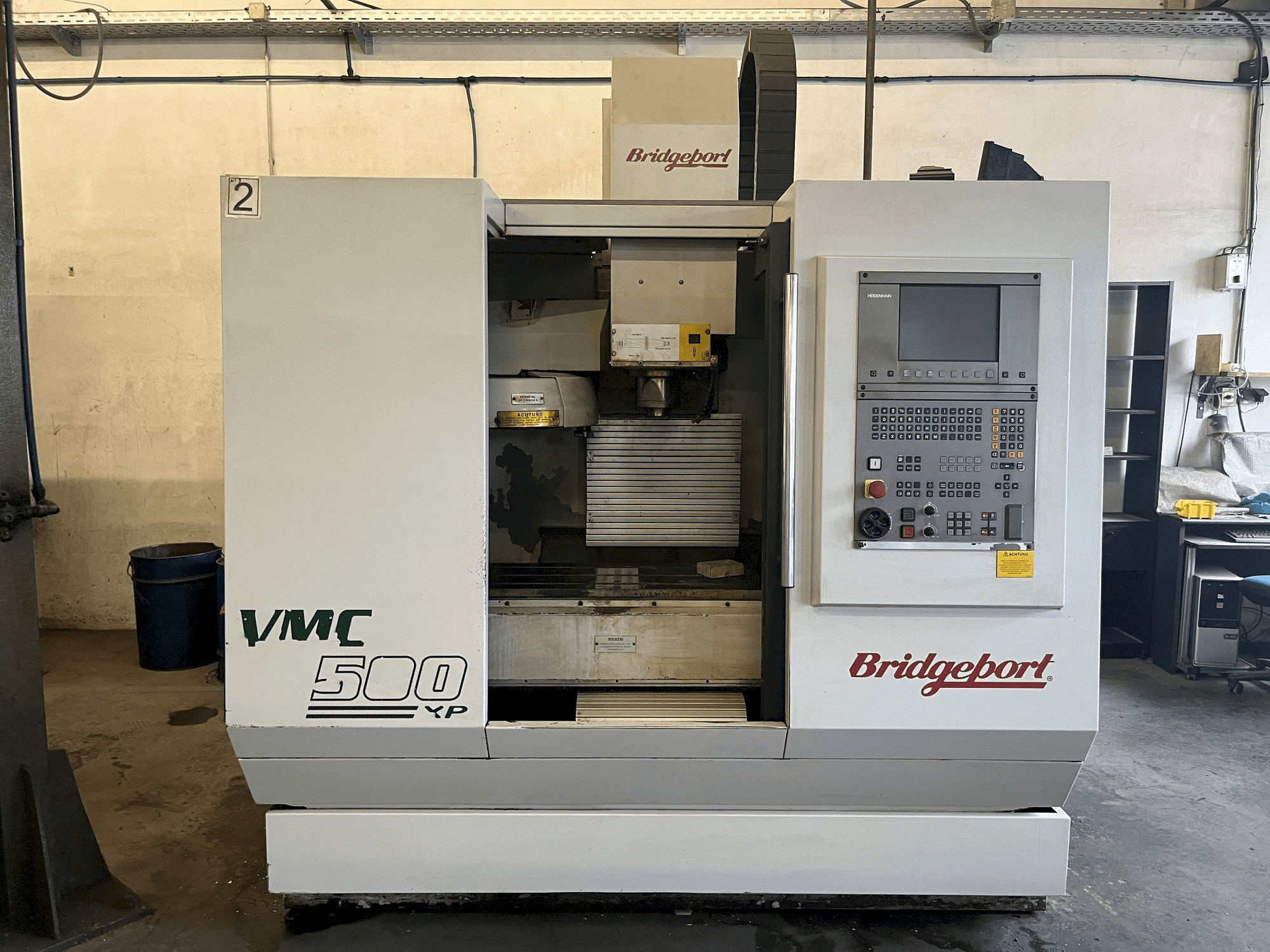 Masina Bridgeport VMC500XP eestvaade