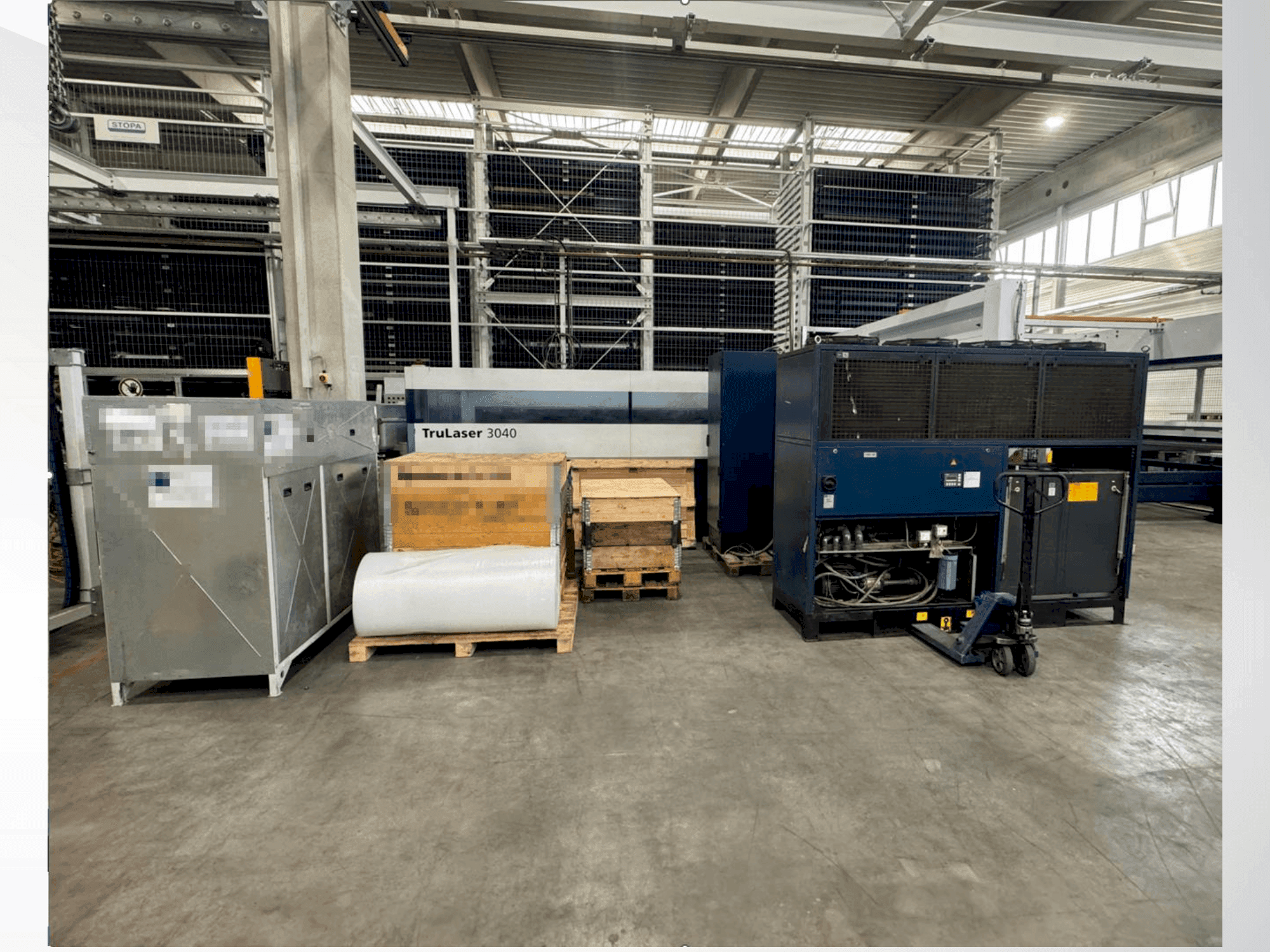 Masina TRUMPF TruLaser 3040 eestvaade