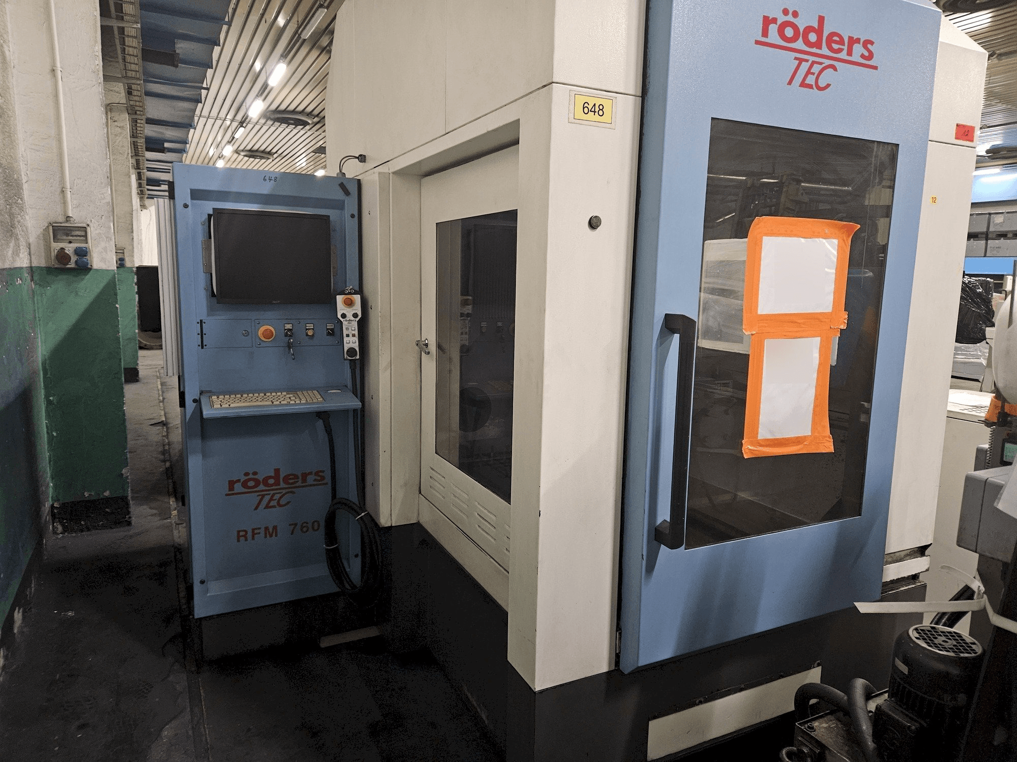 Masina RÖDERS RFM 760/2 eestvaade