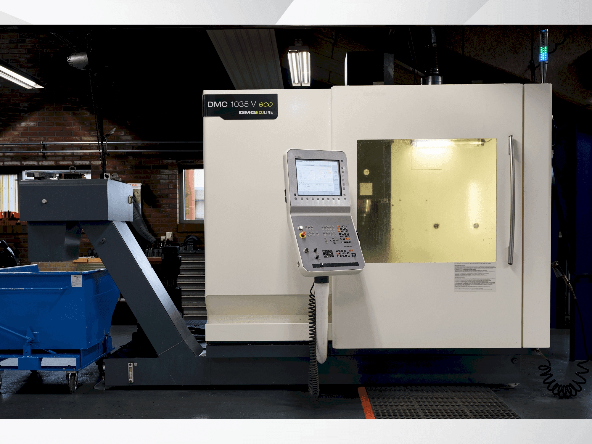 Masina DMG MORI DMC 1035V eestvaade
