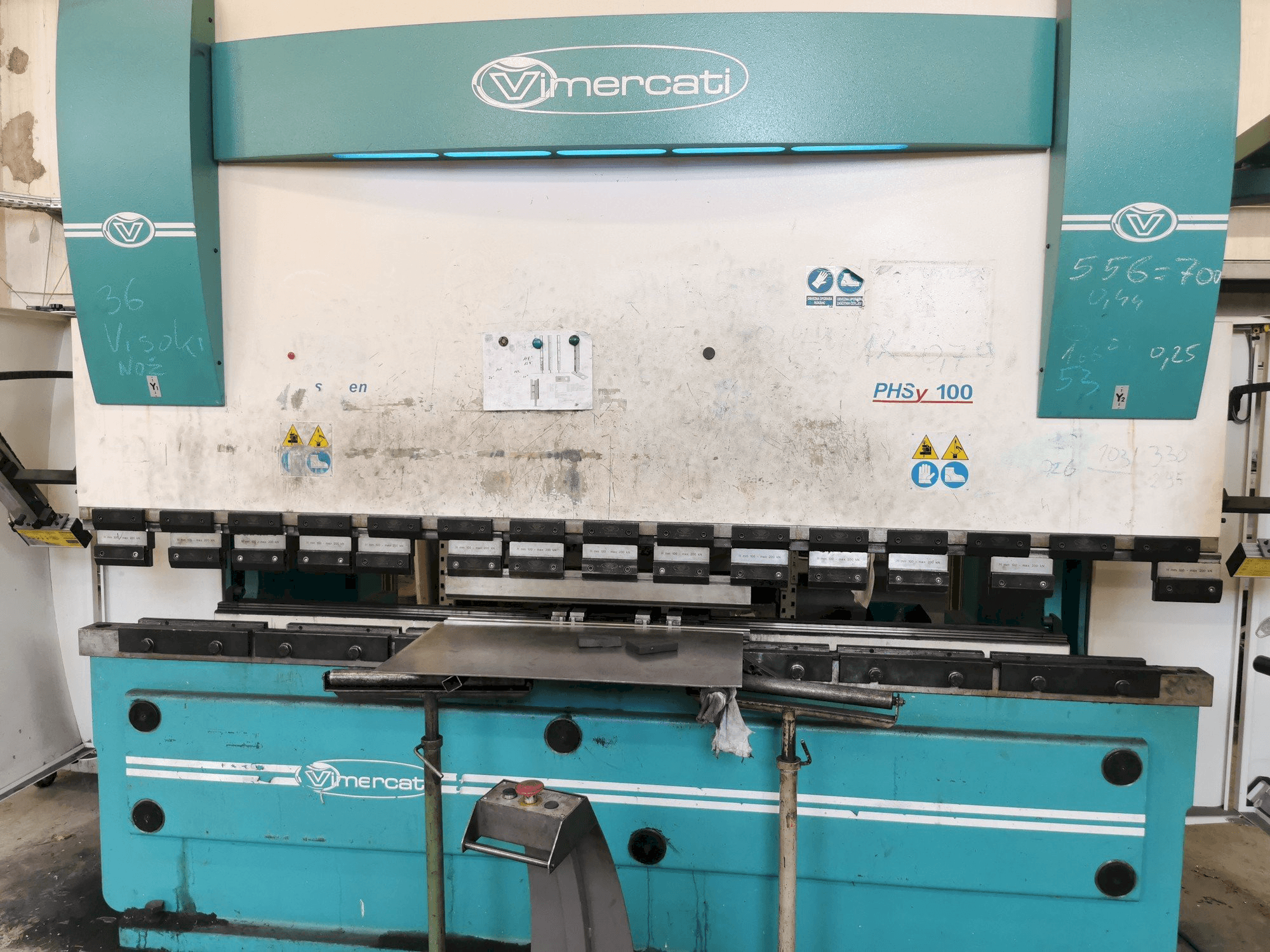 Masina Vimercati PHSY 100x3050 eestvaade