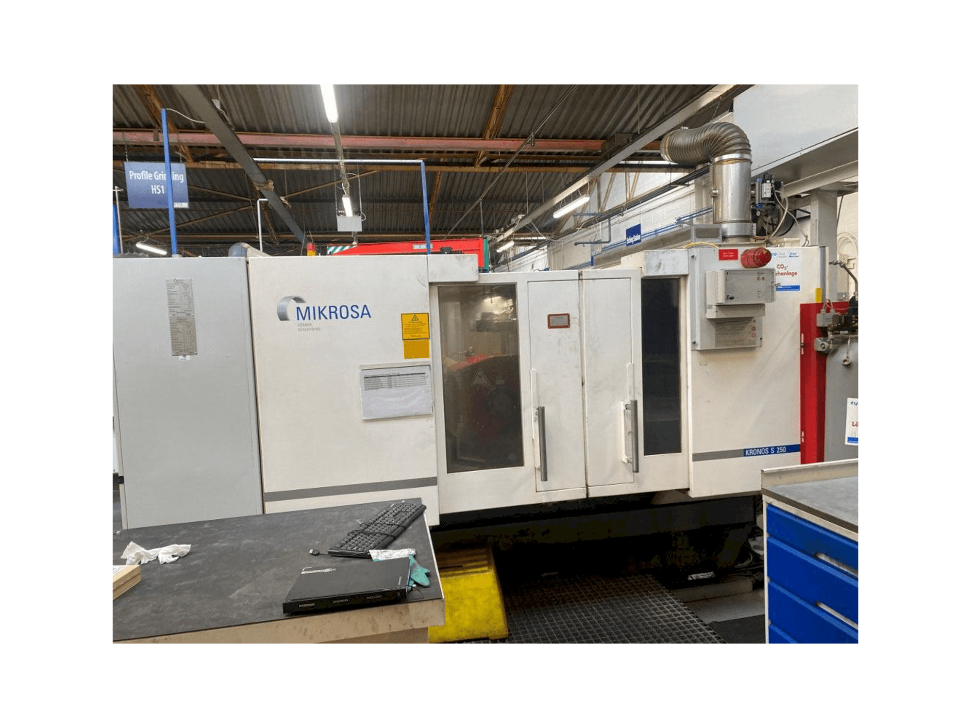 Masina Schaudt Mikrosa Kronos S250 eestvaade