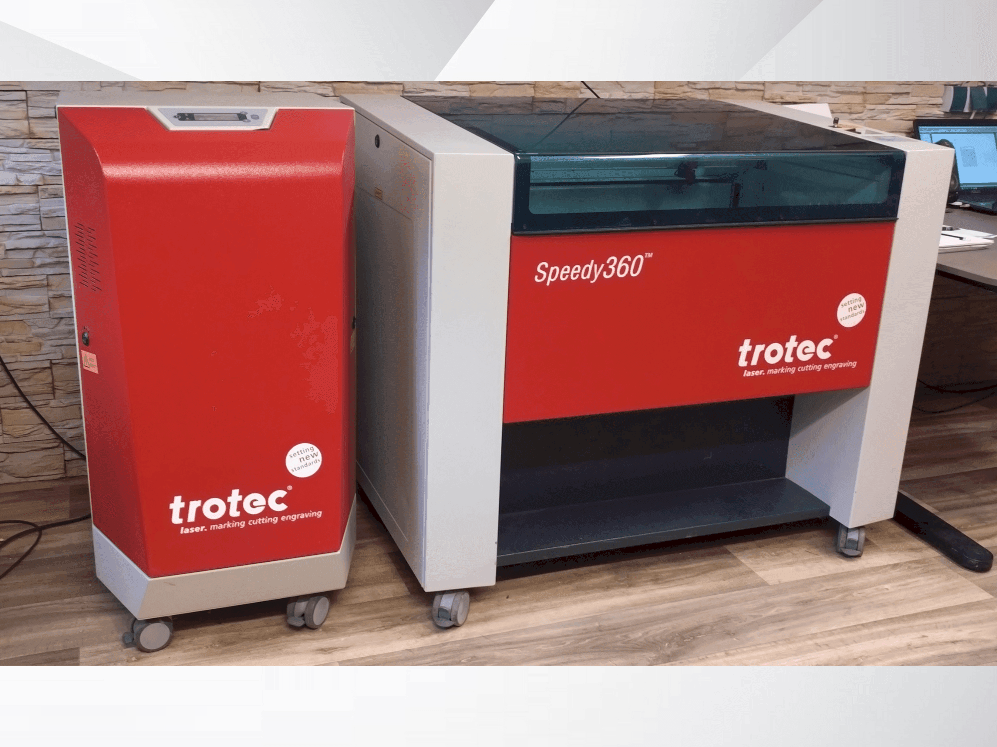 Masina Trotec Speedy 360 eestvaade