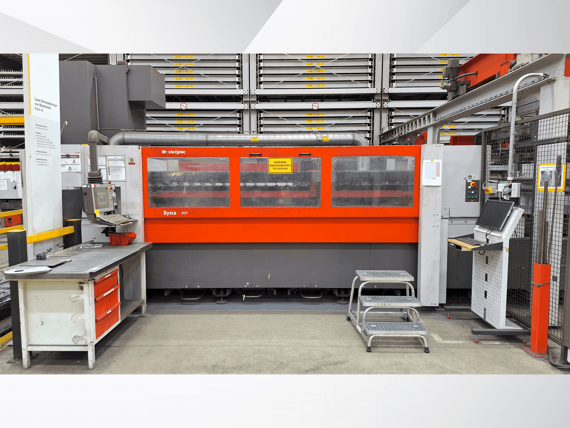 Masina Bystronic Bystar 3015 eestvaade