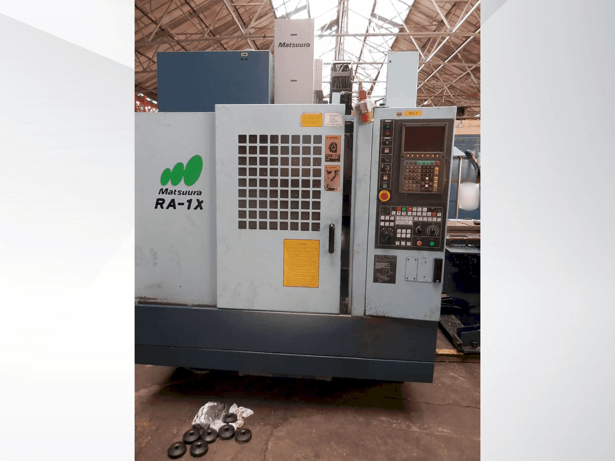 Masina Matsuura RA-1X Twin Pallet eestvaade