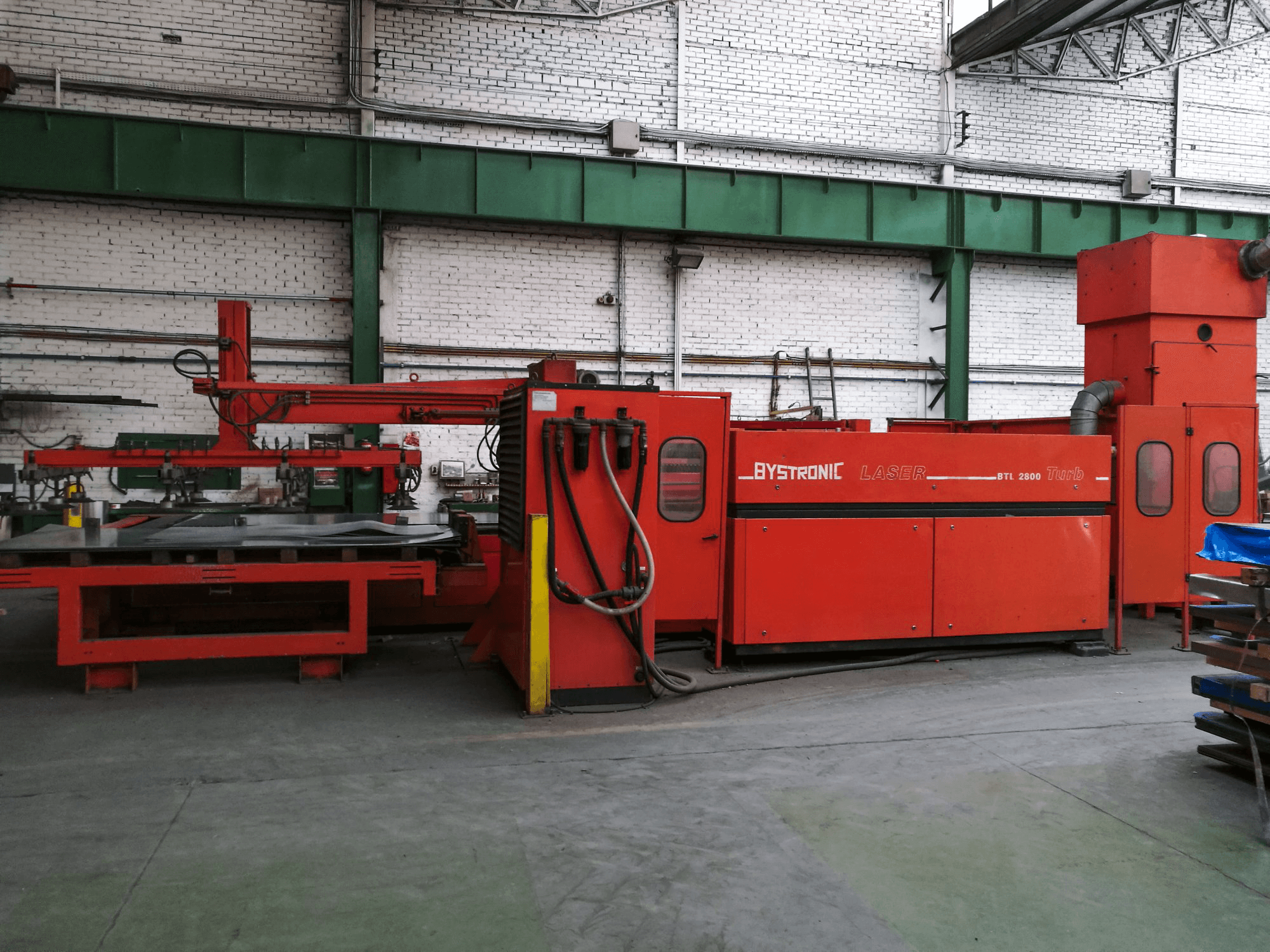 Masina Bystronic Bystar 3015 BTL 2800 tööruum
